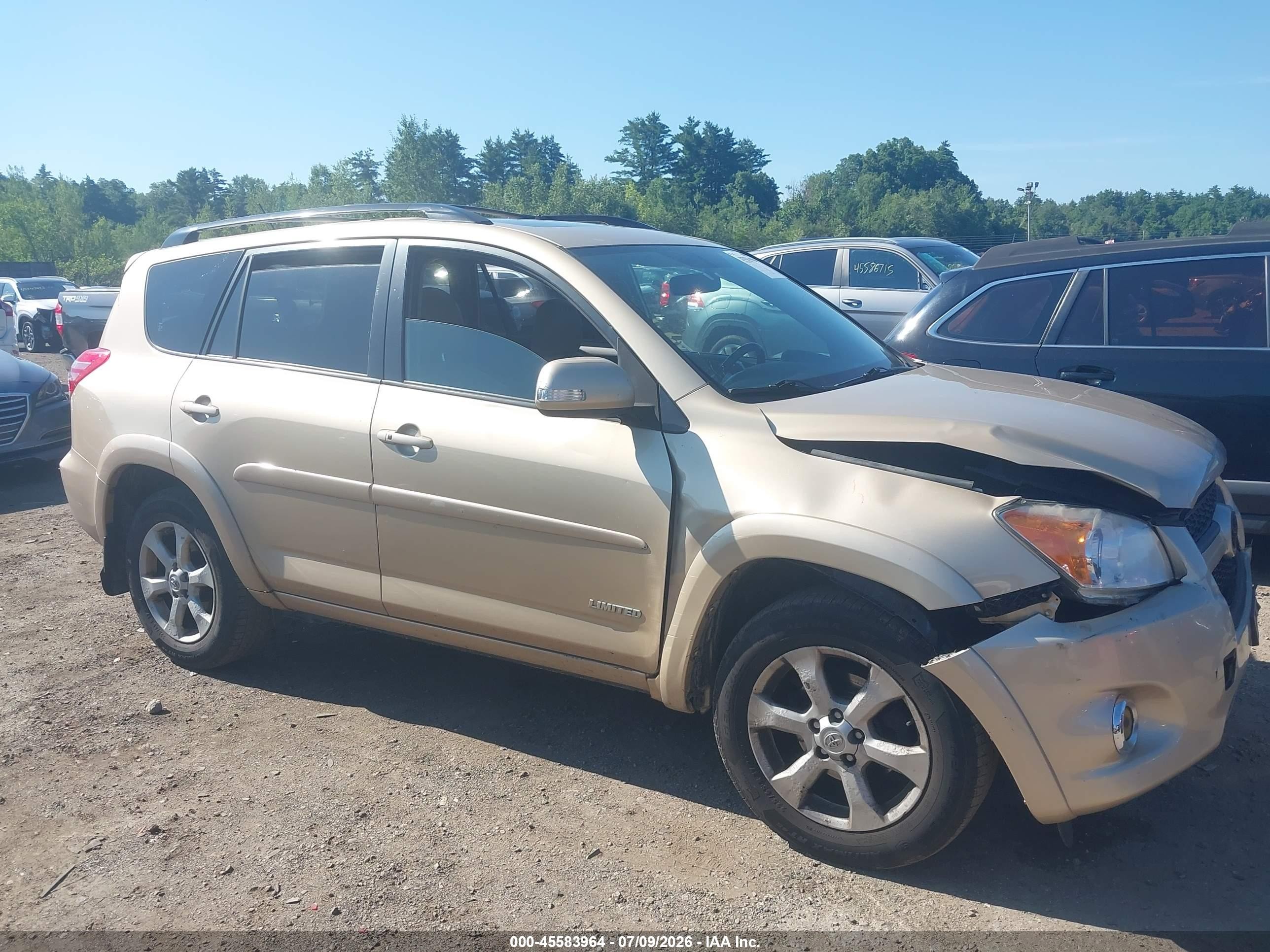 2009 Toyota Rav4 Limited V6 Золотой vin: JTMBK31V495075699