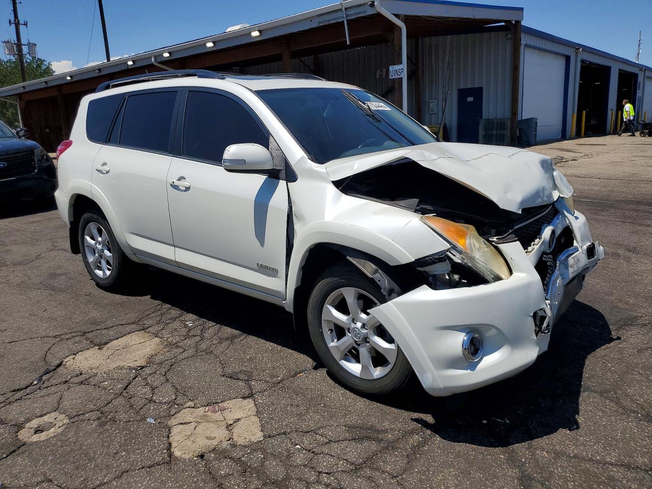 2009 Toyota Rav4 Limited Белый vin: JTMBK31V495078652