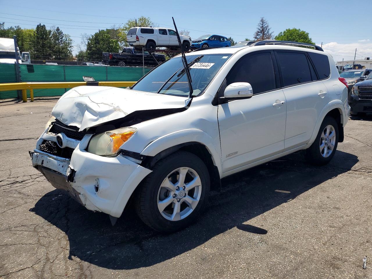 2009 Toyota Rav4 Limited White vin: JTMBK31V495078652