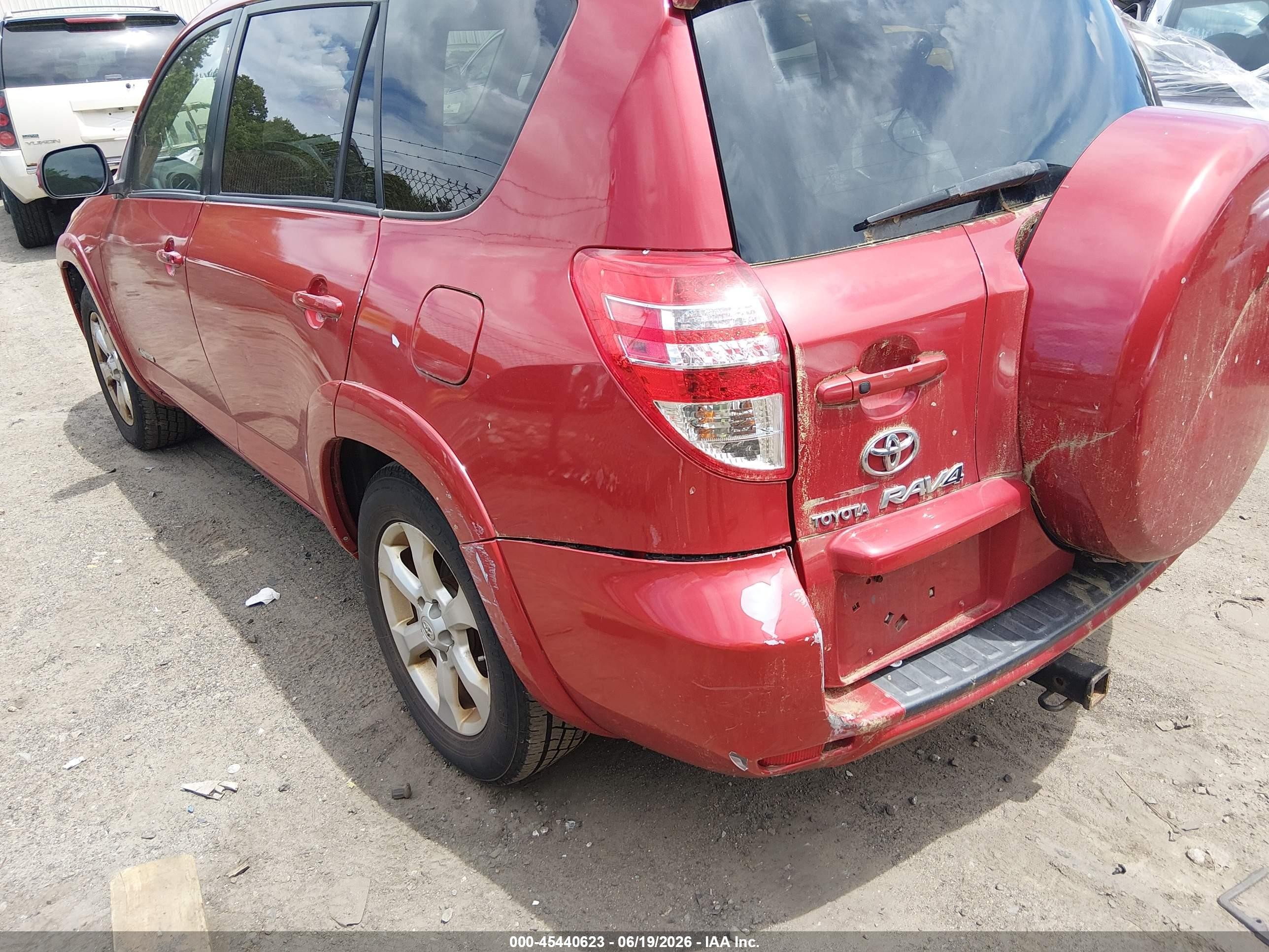 2009 Toyota Rav4 Limited V6 Red vin: JTMBK31V49D007232