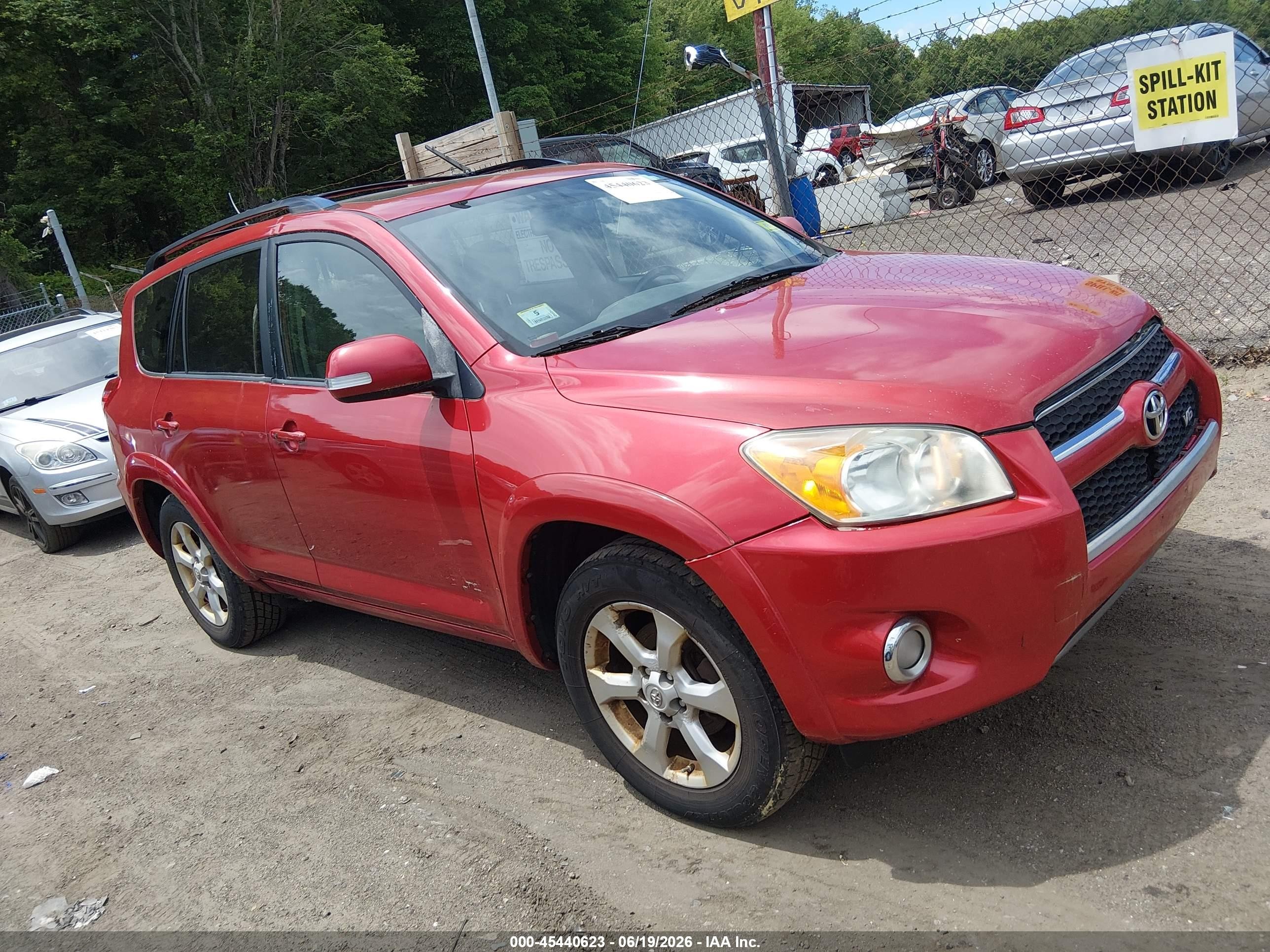 2009 Toyota Rav4 Limited V6 Red vin: JTMBK31V49D007232