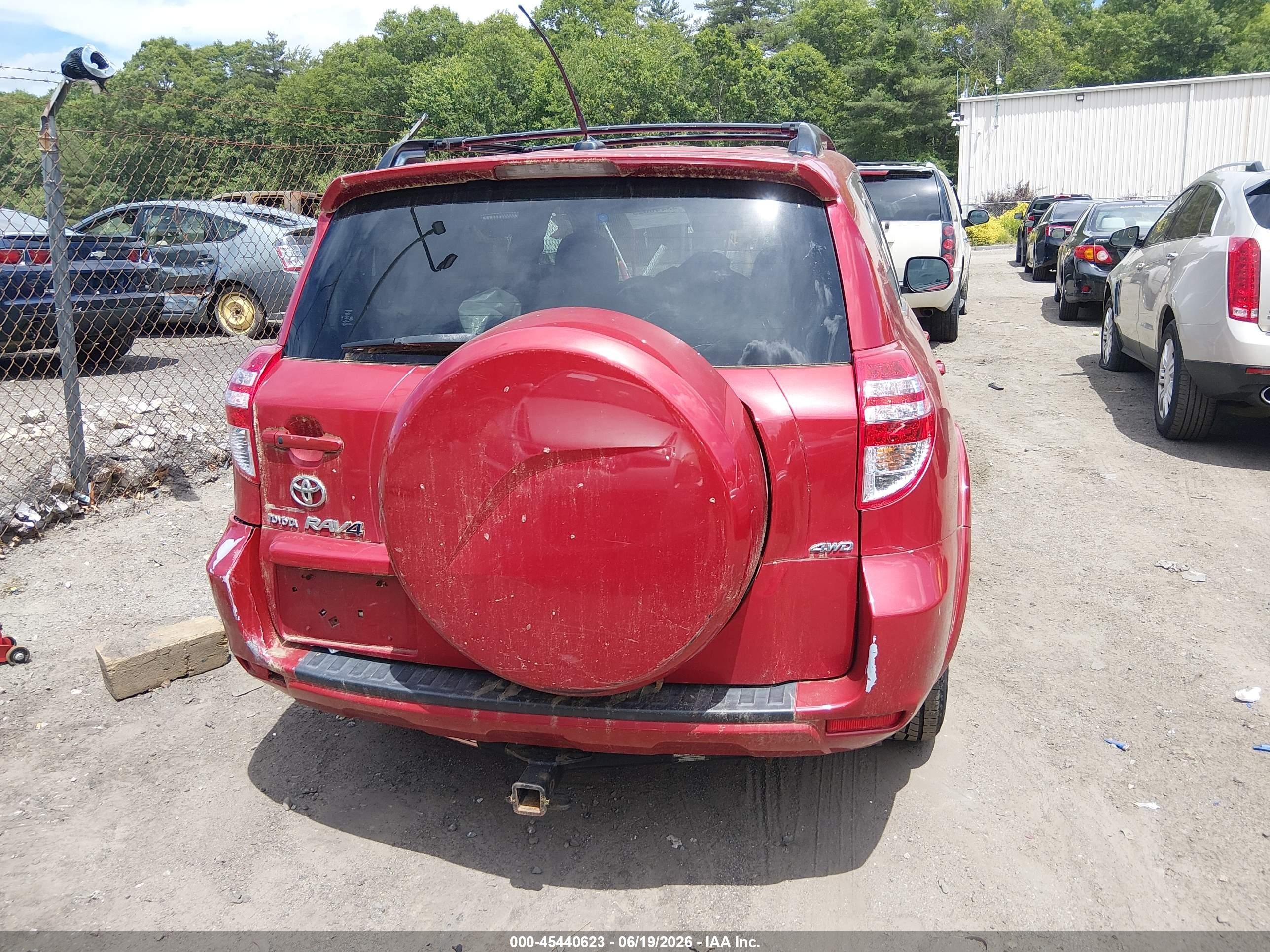 2009 Toyota Rav4 Limited V6 Red vin: JTMBK31V49D007232