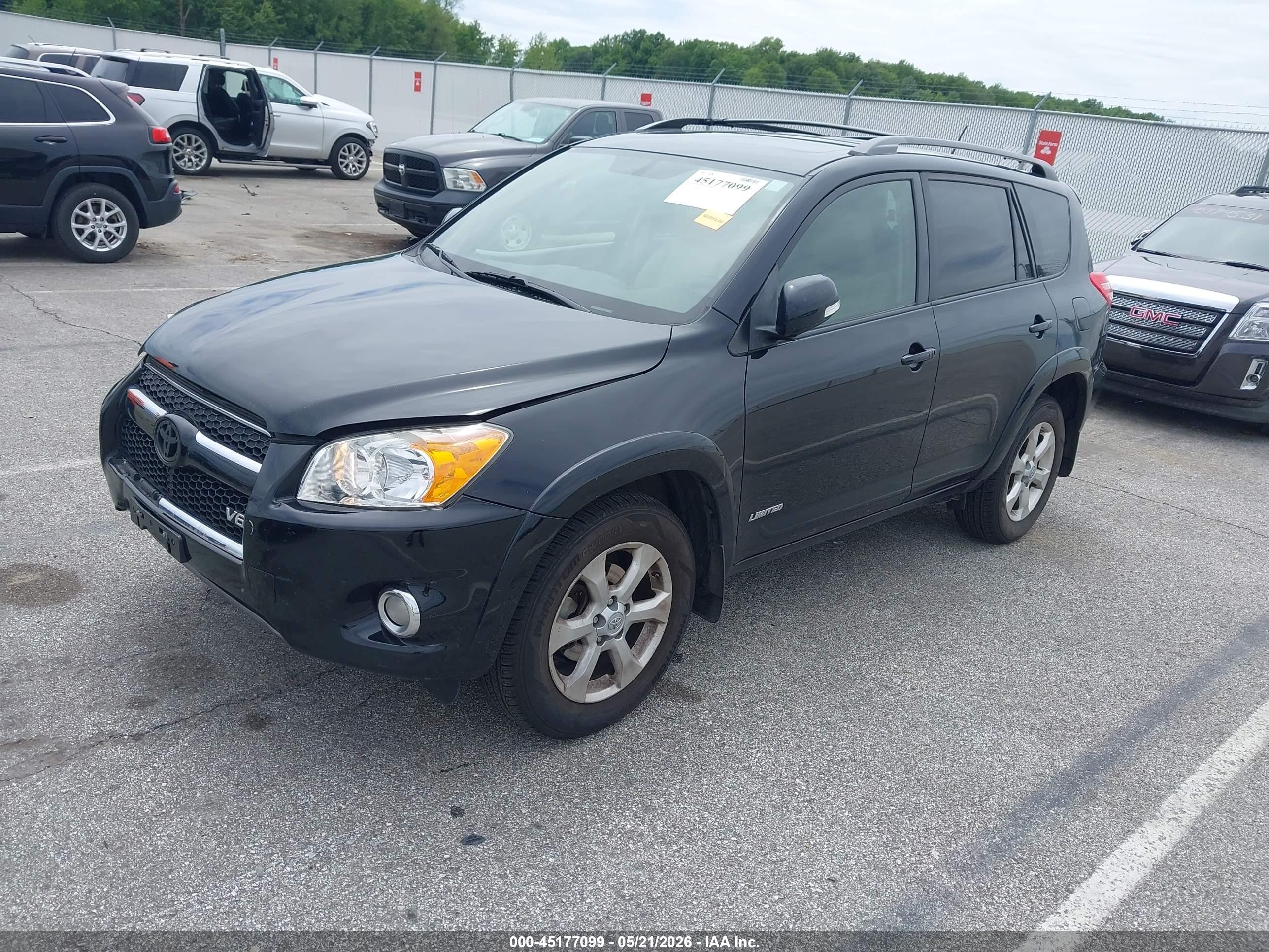2009 Toyota Rav4 Limited V6 Black vin: JTMBK31V49D008087