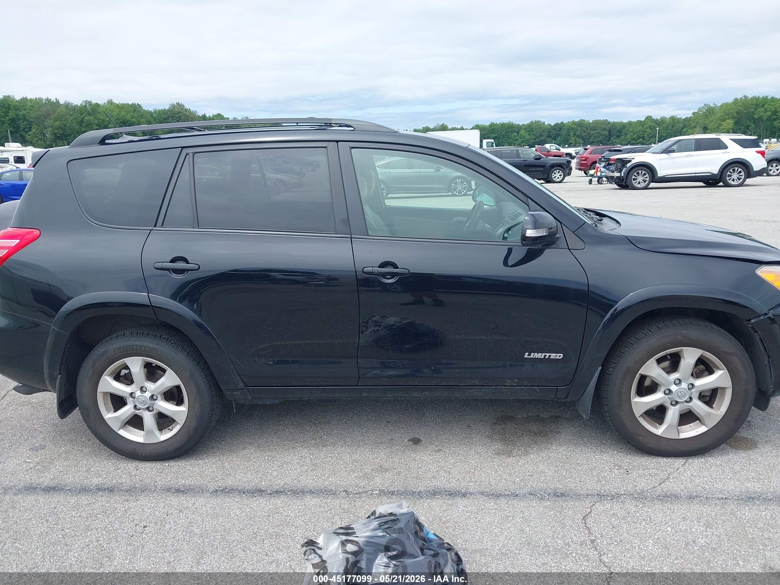 2009 Toyota Rav4 Limited V6 Black vin: JTMBK31V49D008087