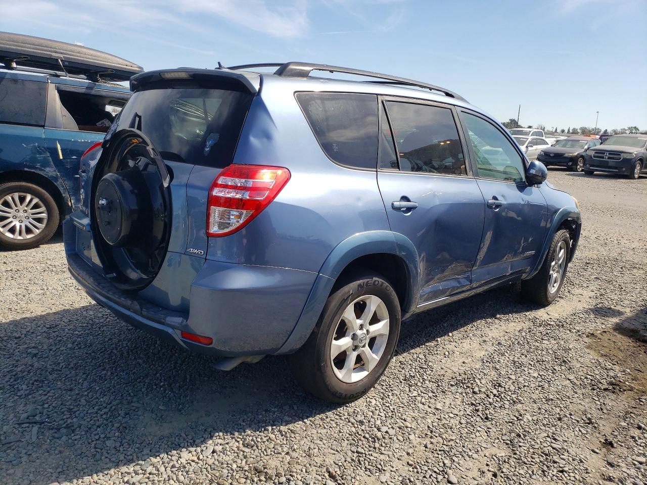 2009 Toyota Rav4 Limited Blue vin: JTMBK31V49D008705