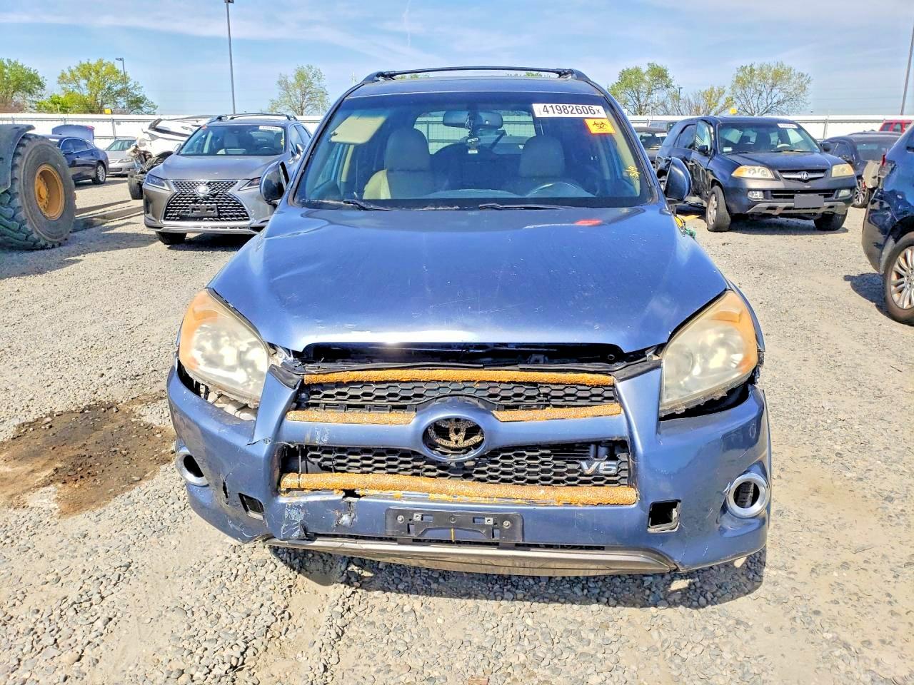 2009 Toyota Rav4 Limited Blue vin: JTMBK31V49D008705