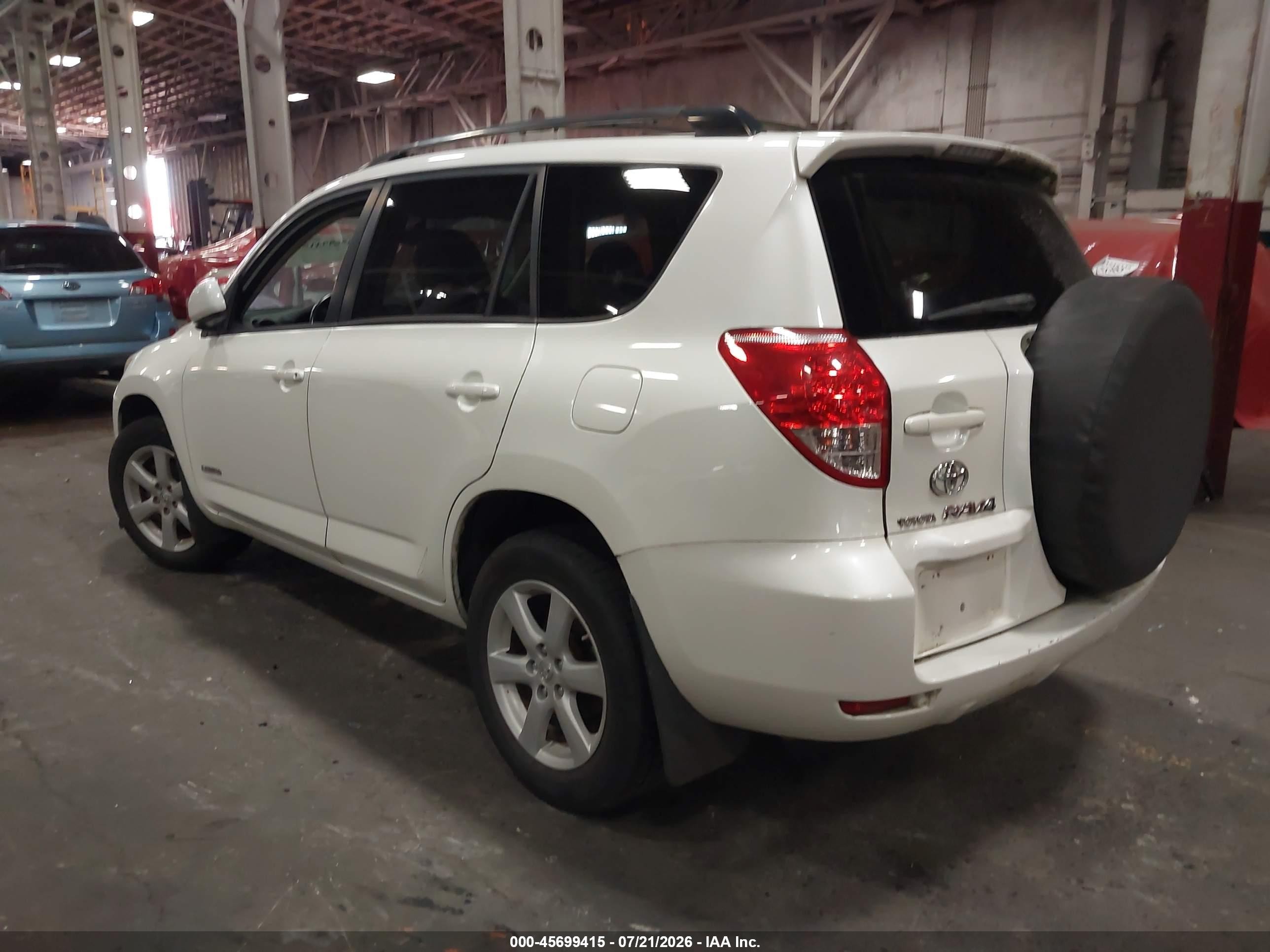 2006 Toyota Rav4 Limited V6 White vin: JTMBK31V565002336