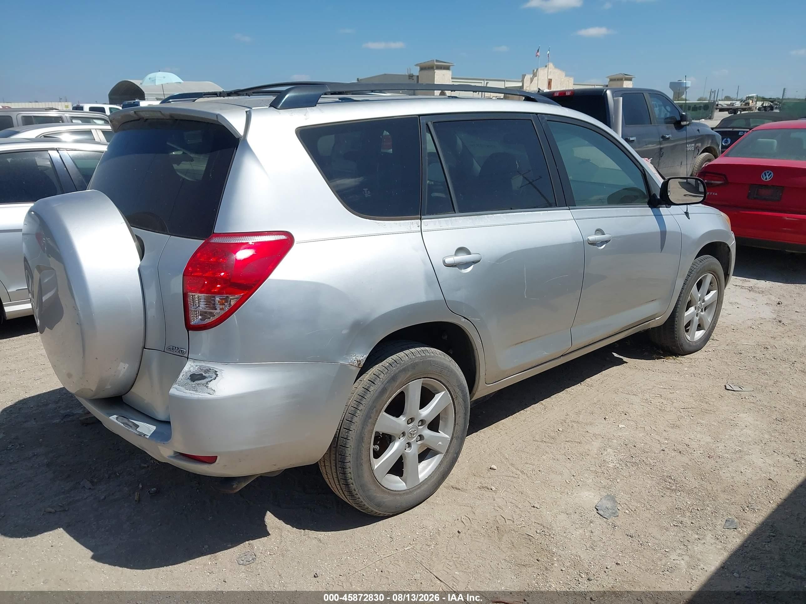 2007 Toyota Rav4 Limited Silver vin: JTMBK31V575028128