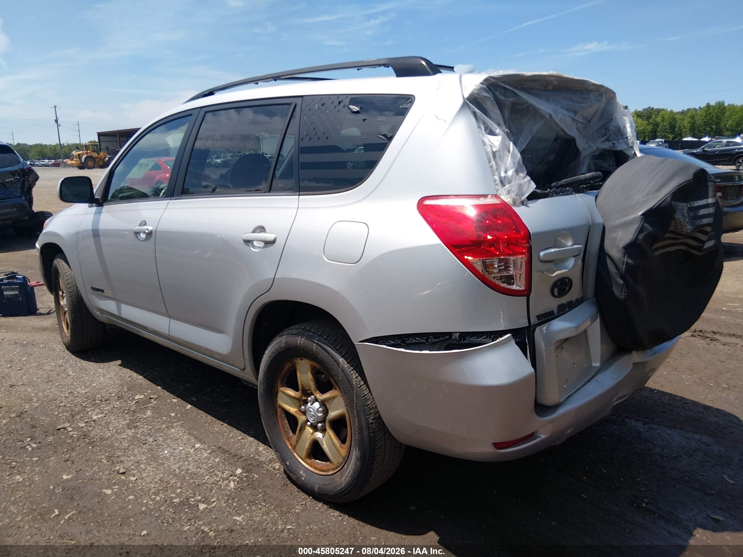2007 Toyota Rav4 Limited V6 Silver vin: JTMBK31V575030901