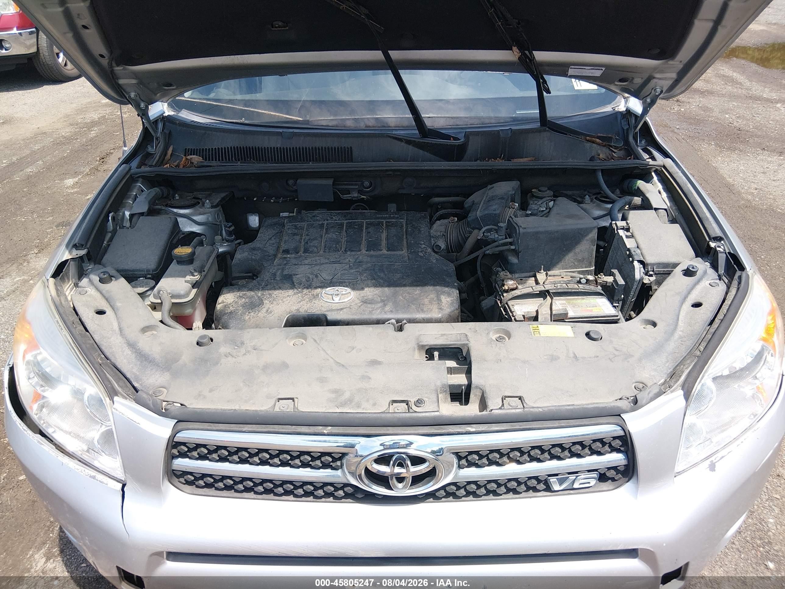 2007 Toyota Rav4 Limited V6 Silver vin: JTMBK31V575030901