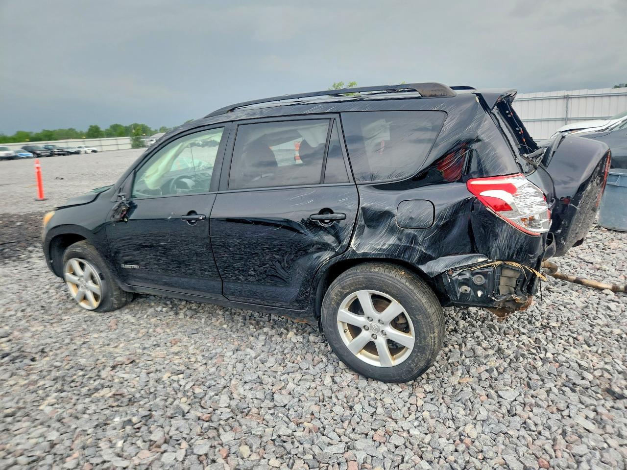 2007 Toyota Rav4 Limited Black vin: JTMBK31V575033314