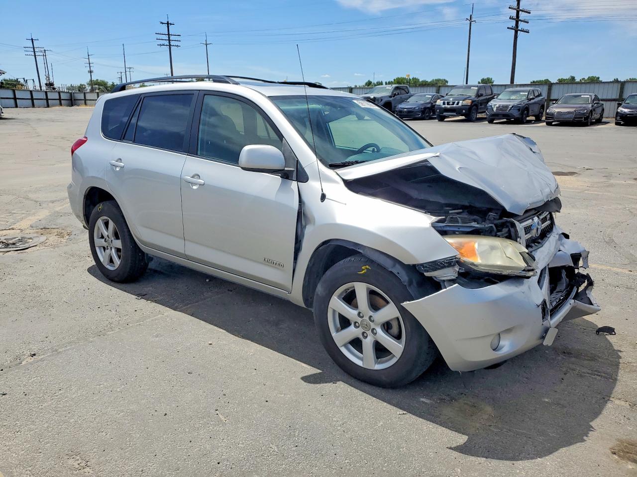 2007 Toyota Rav4 Limited Серебряный vin: JTMBK31V575033393
