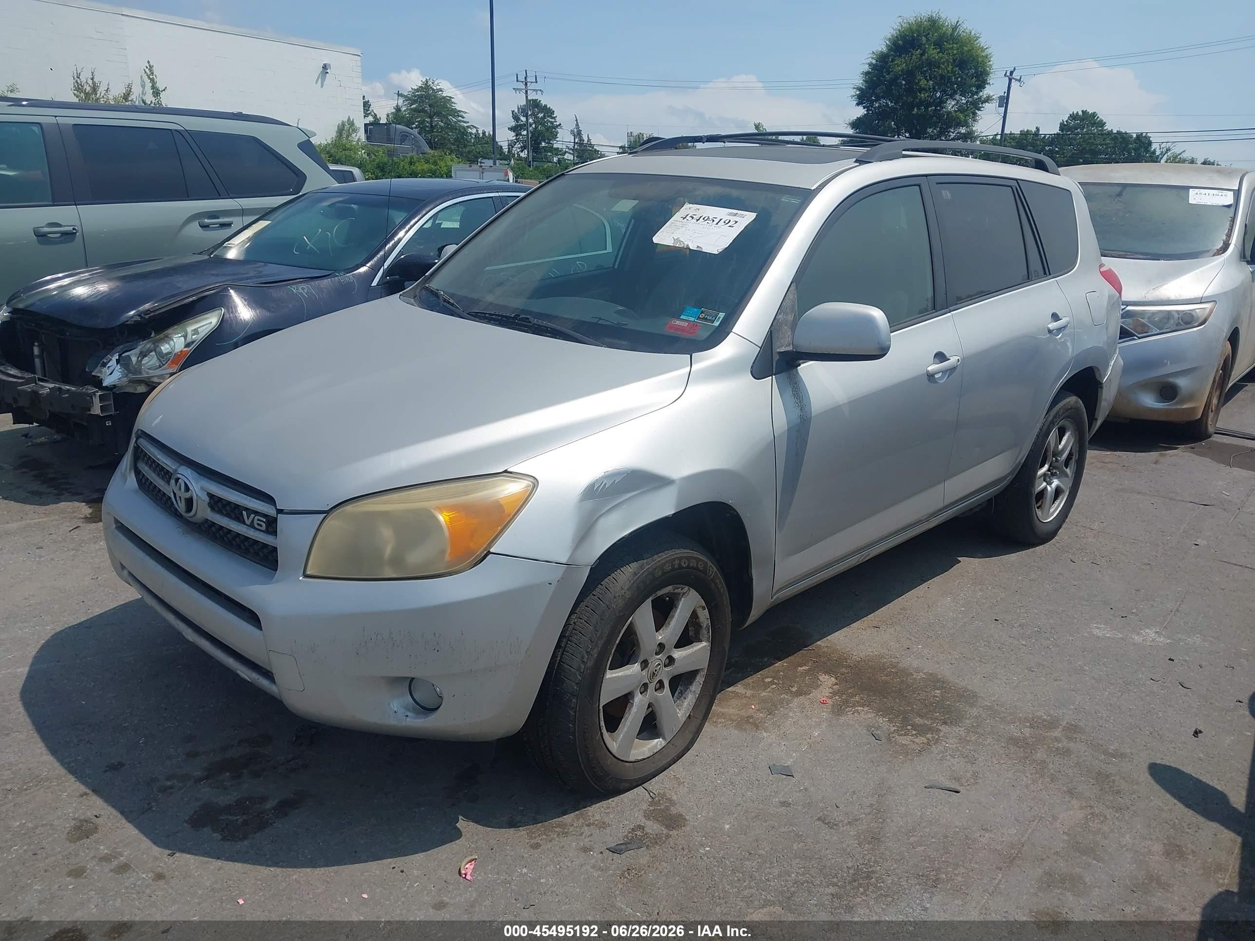 2007 Toyota Rav4 Limited Silver vin: JTMBK31V576025255