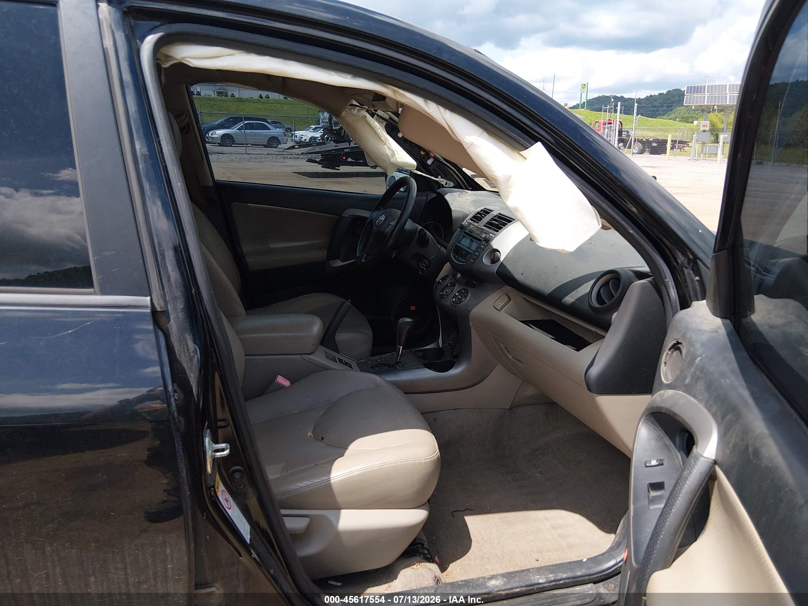 2007 Toyota Rav4 Limited Black vin: JTMBK31V576026230