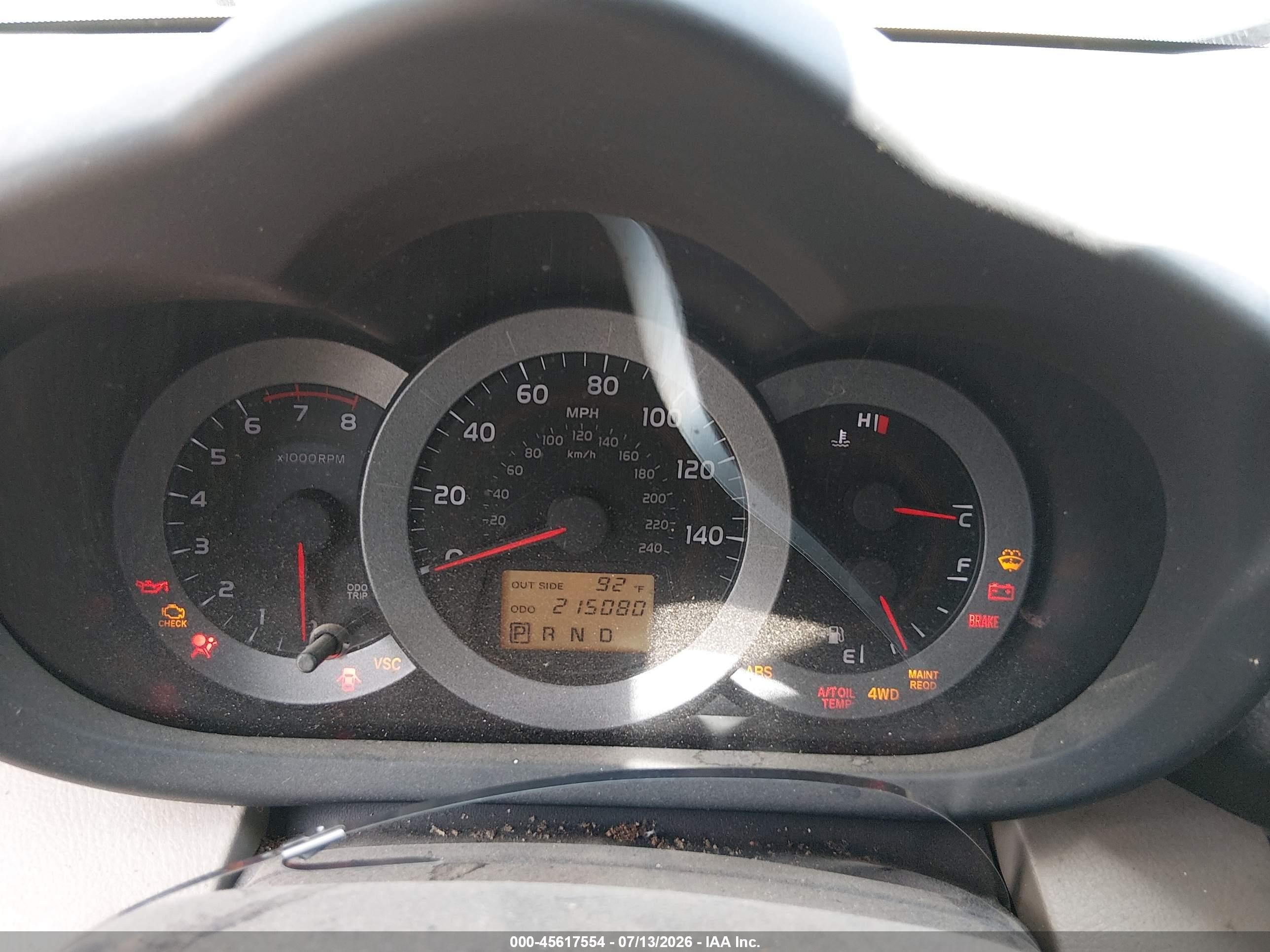 2007 Toyota Rav4 Limited Black vin: JTMBK31V576026230
