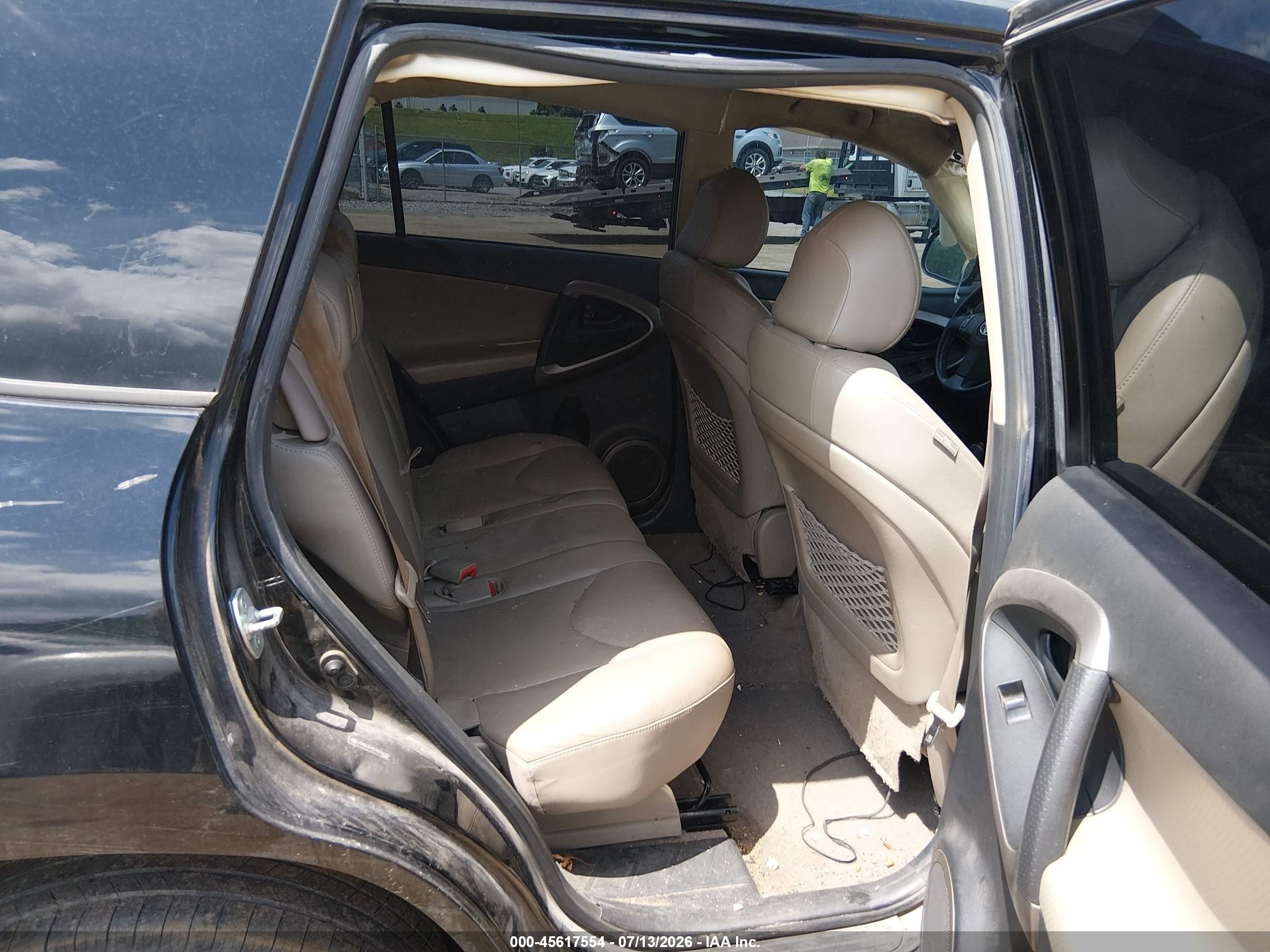 2007 Toyota Rav4 Limited Black vin: JTMBK31V576026230