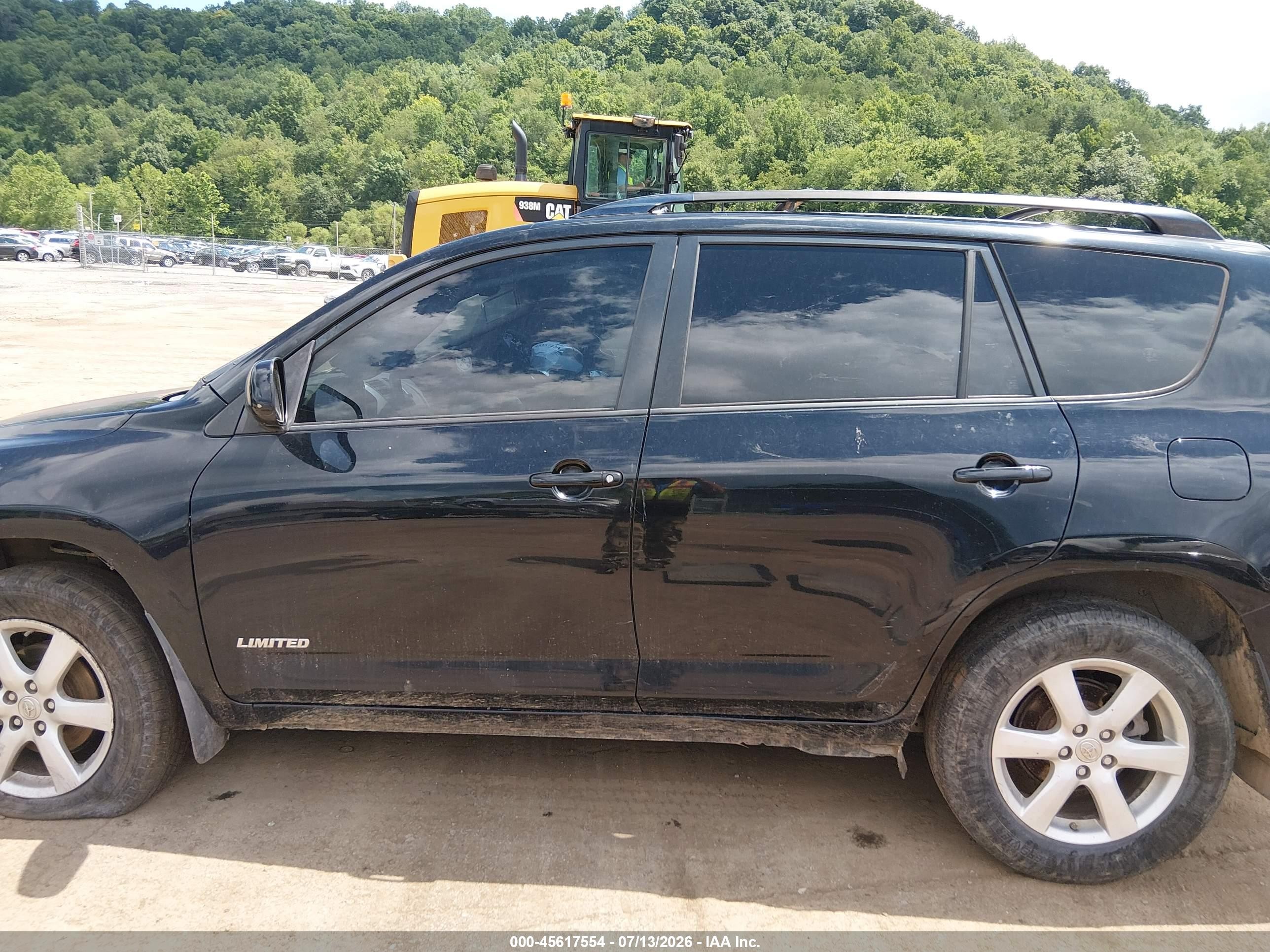 2007 Toyota Rav4 Limited Black vin: JTMBK31V576026230