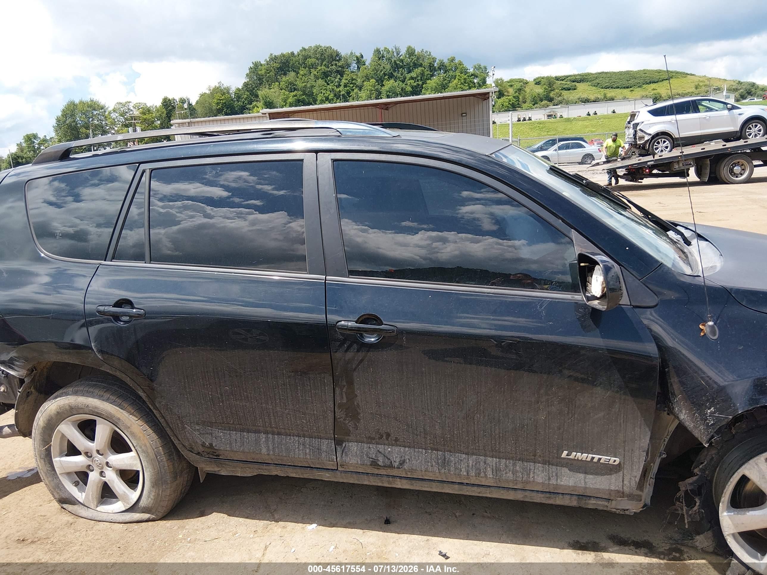 2007 Toyota Rav4 Limited Black vin: JTMBK31V576026230