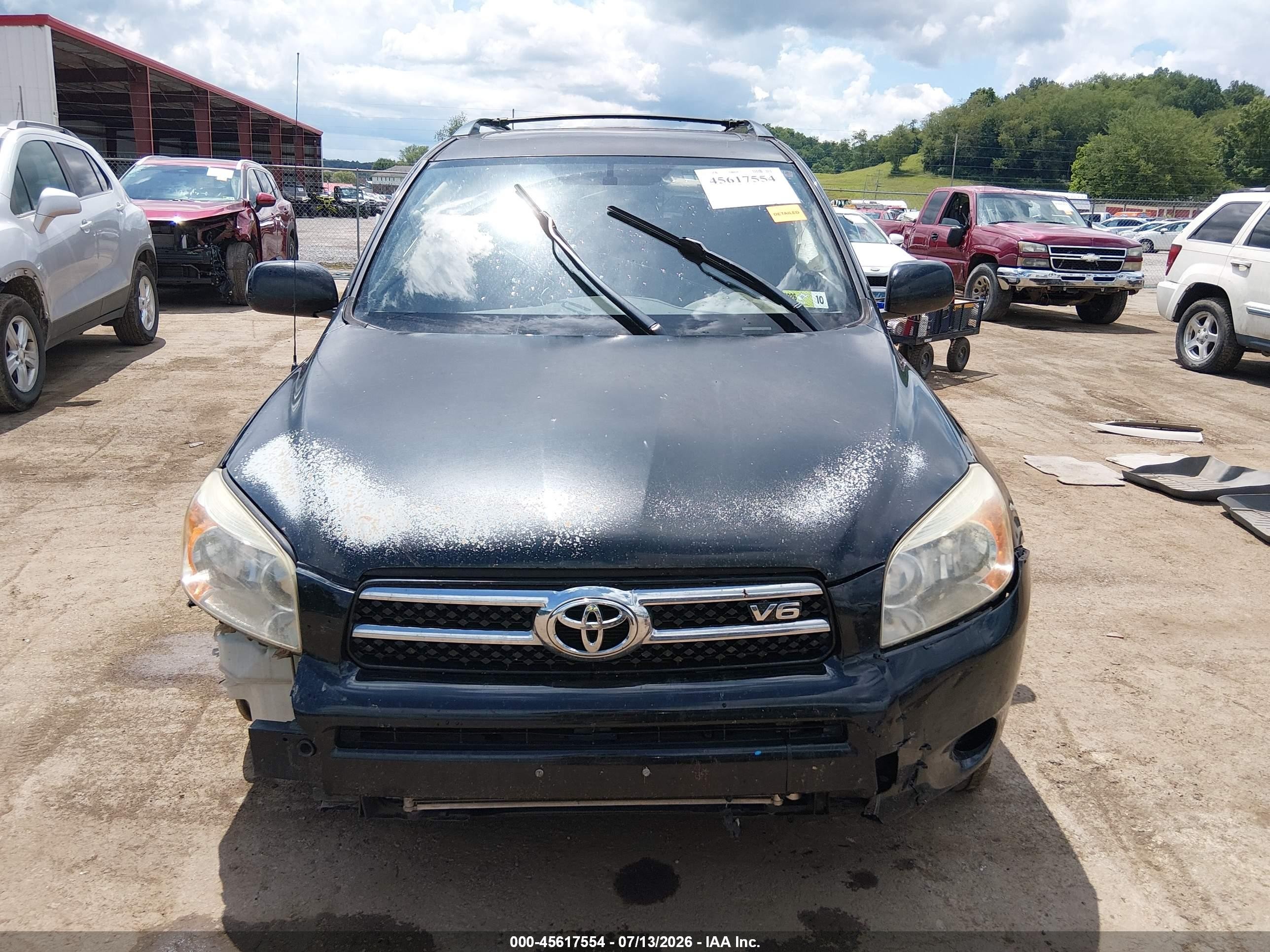 2007 Toyota Rav4 Limited Black vin: JTMBK31V576026230