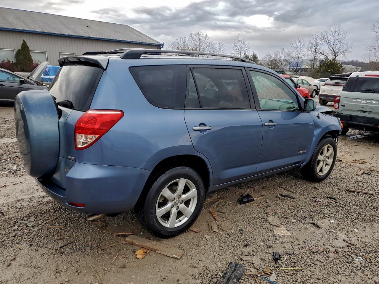 2008 Toyota Rav4 Limited Blue vin: JTMBK31V585065116