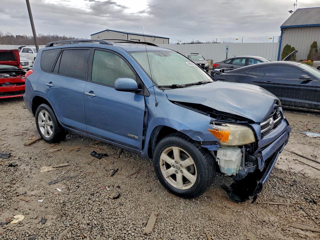 2008 Toyota Rav4 Limited Blue vin: JTMBK31V585065116