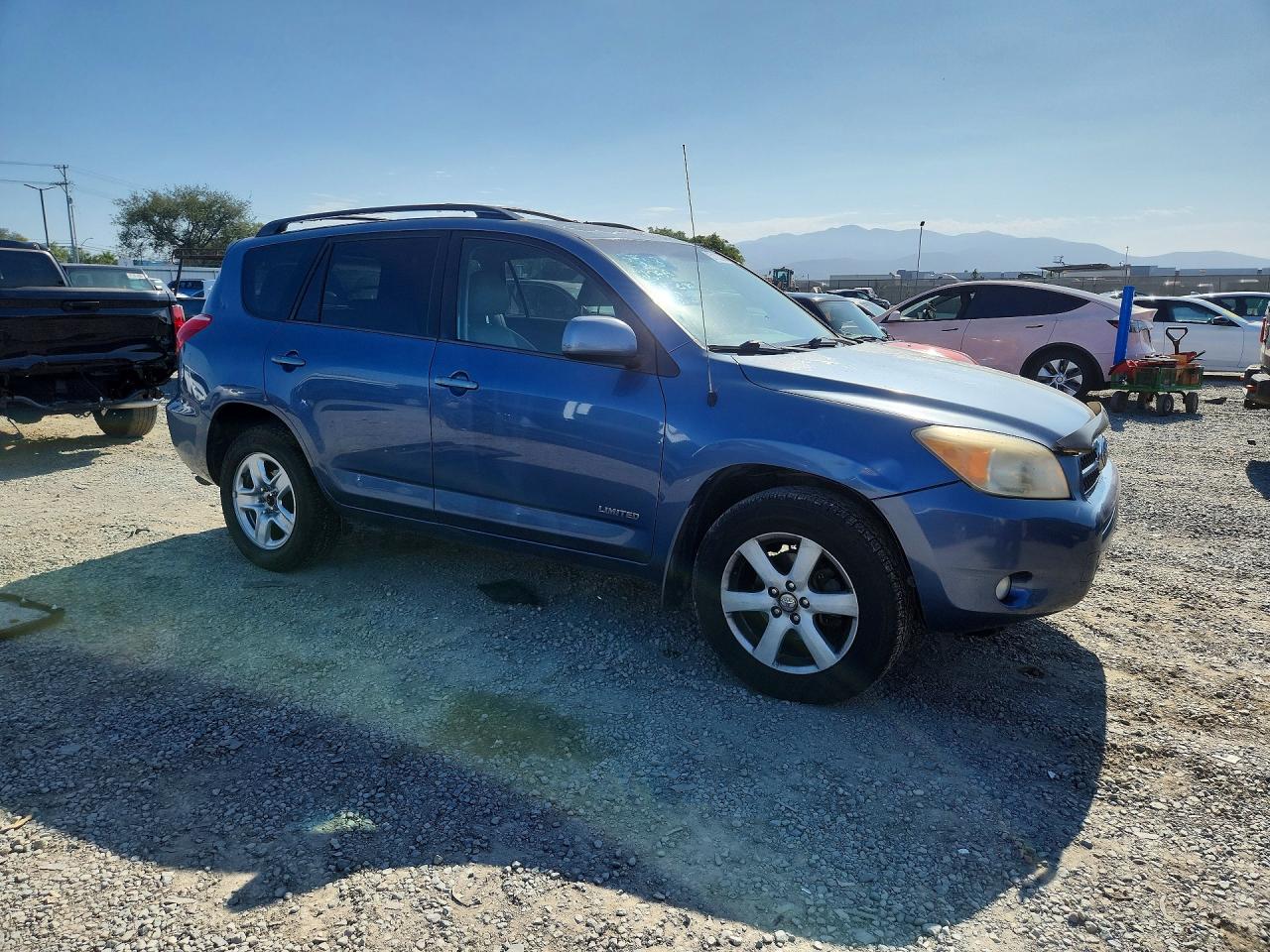 2008 Toyota Rav4 Limited Blue vin: JTMBK31V585069795
