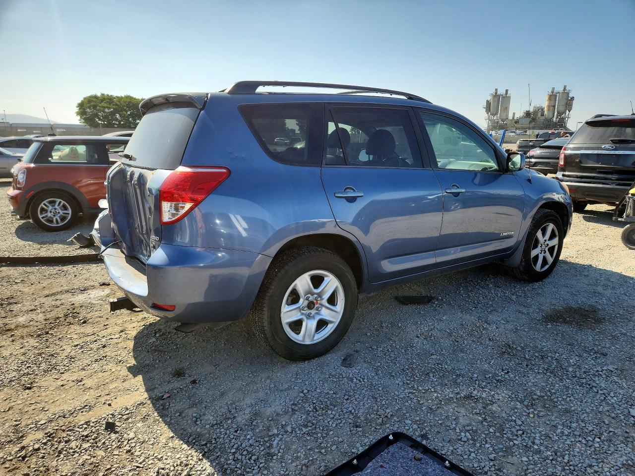 2008 Toyota Rav4 Limited Blue vin: JTMBK31V585069795