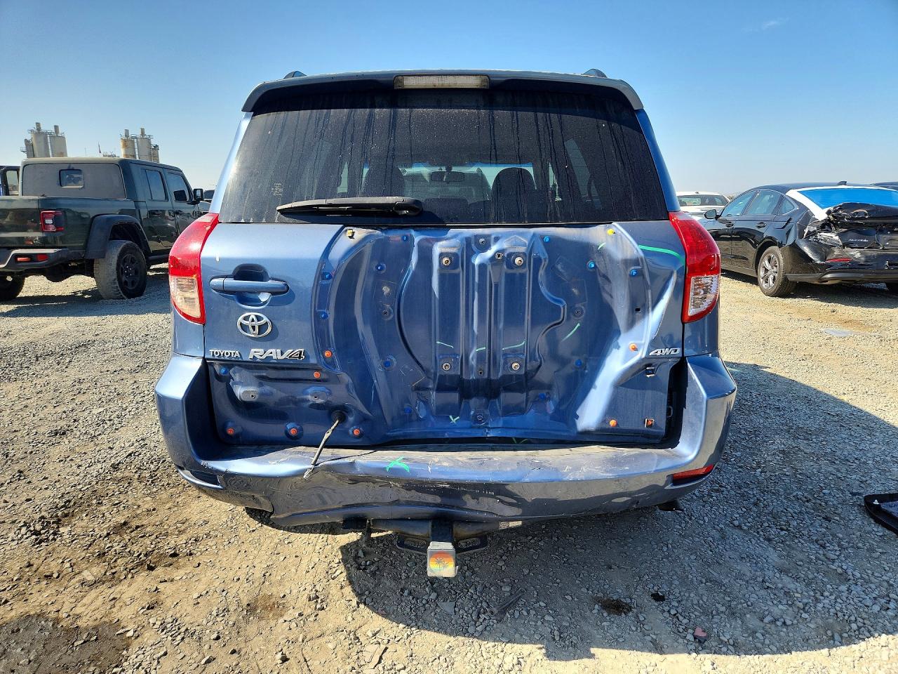 2008 Toyota Rav4 Limited Blue vin: JTMBK31V585069795