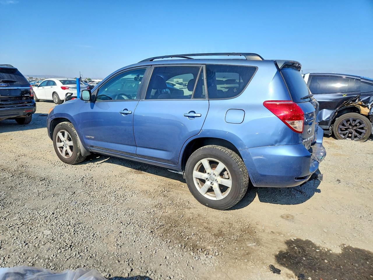 2008 Toyota Rav4 Limited Blue vin: JTMBK31V585069795