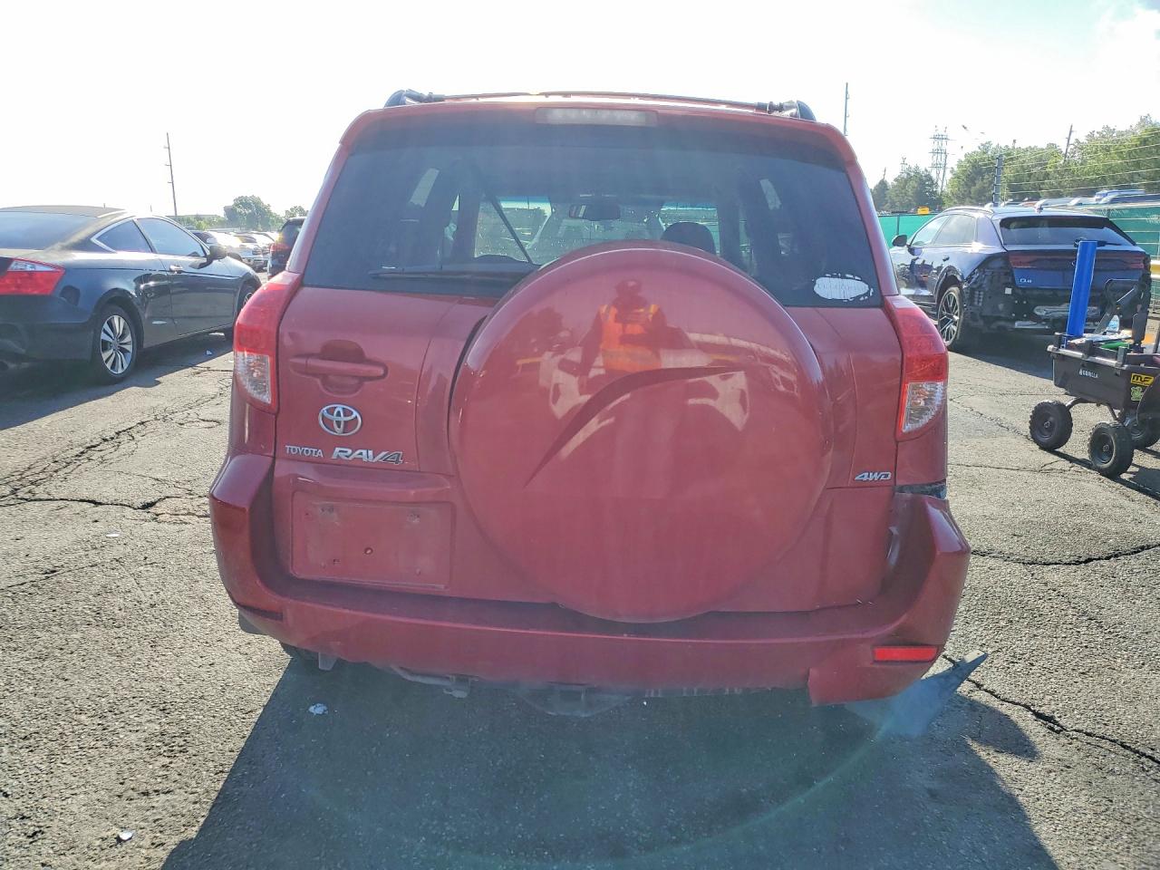 2008 Toyota Rav4 Limited Automat Red vin: JTMBK31V586034037