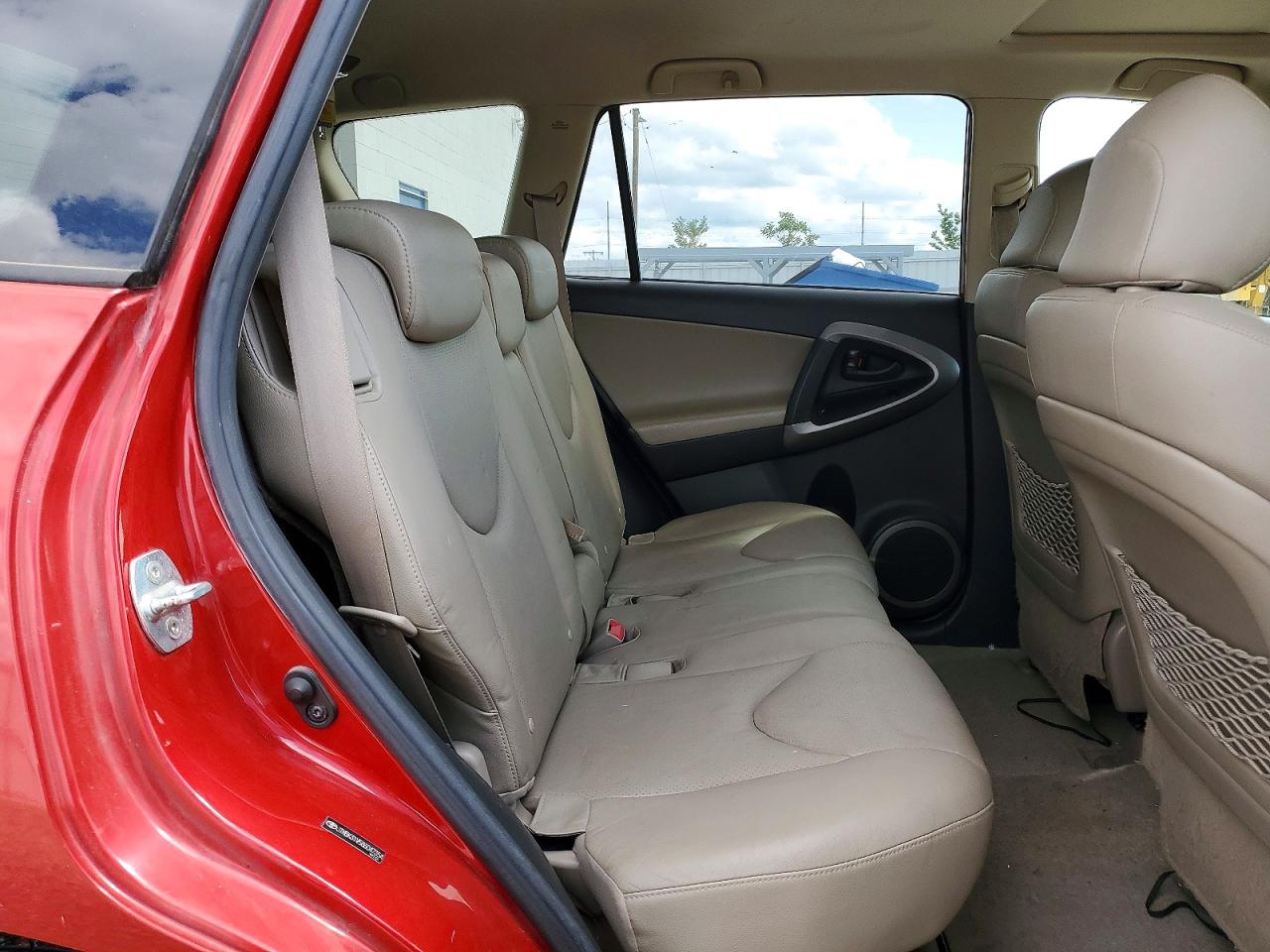 2008 Toyota Rav4 Limited Red vin: JTMBK31V586047354