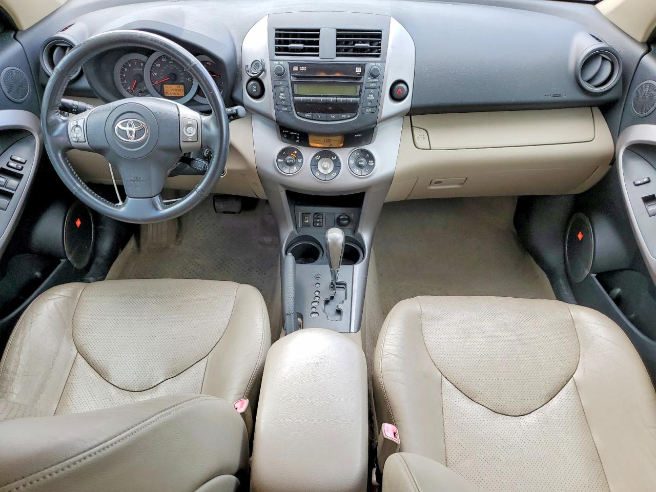 2008 Toyota Rav4 Limited Red vin: JTMBK31V586047354