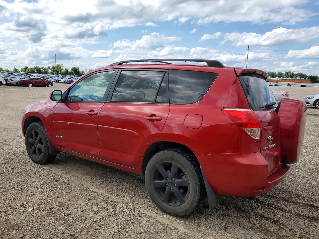 2008 Toyota Rav4 Limited Red vin: JTMBK31V586047354