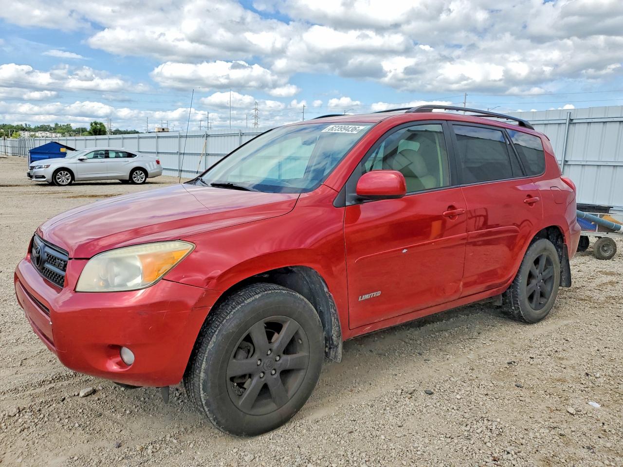 2008 Toyota Rav4 Limited Red vin: JTMBK31V586047354