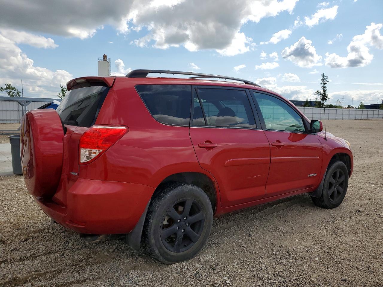 2008 Toyota Rav4 Limited Red vin: JTMBK31V586047354