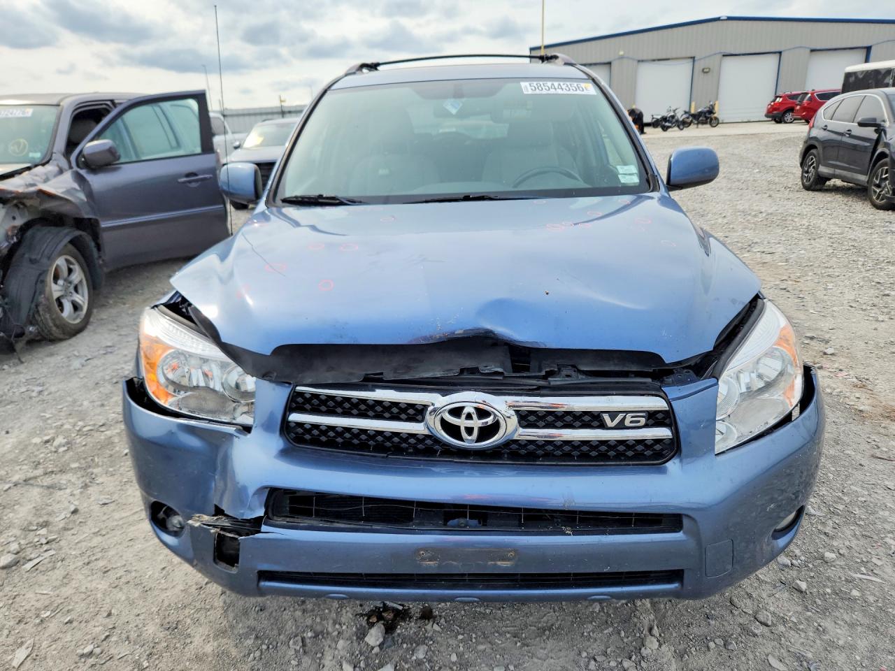 2008 Toyota Rav4 Limited Blue vin: JTMBK31V586048438