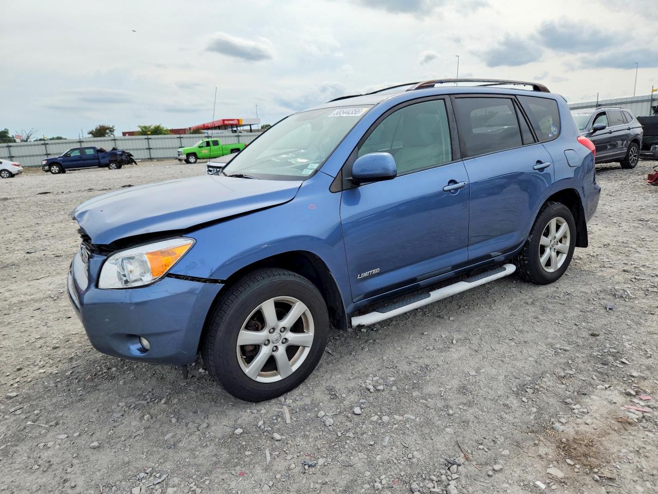 2008 Toyota Rav4 Limited Blue vin: JTMBK31V586048438