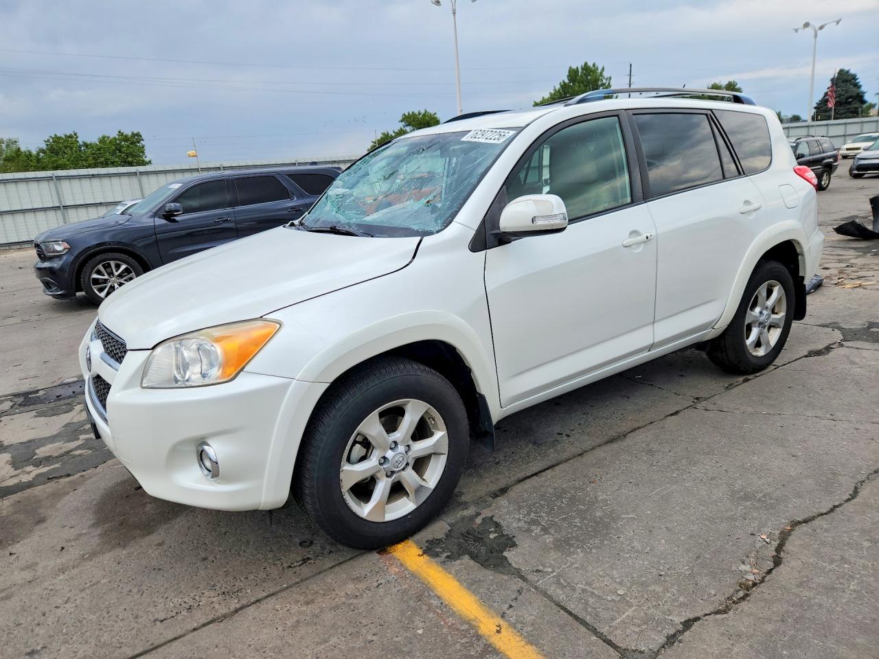 2009 Toyota Rav4 Limited White vin: JTMBK31V595082824