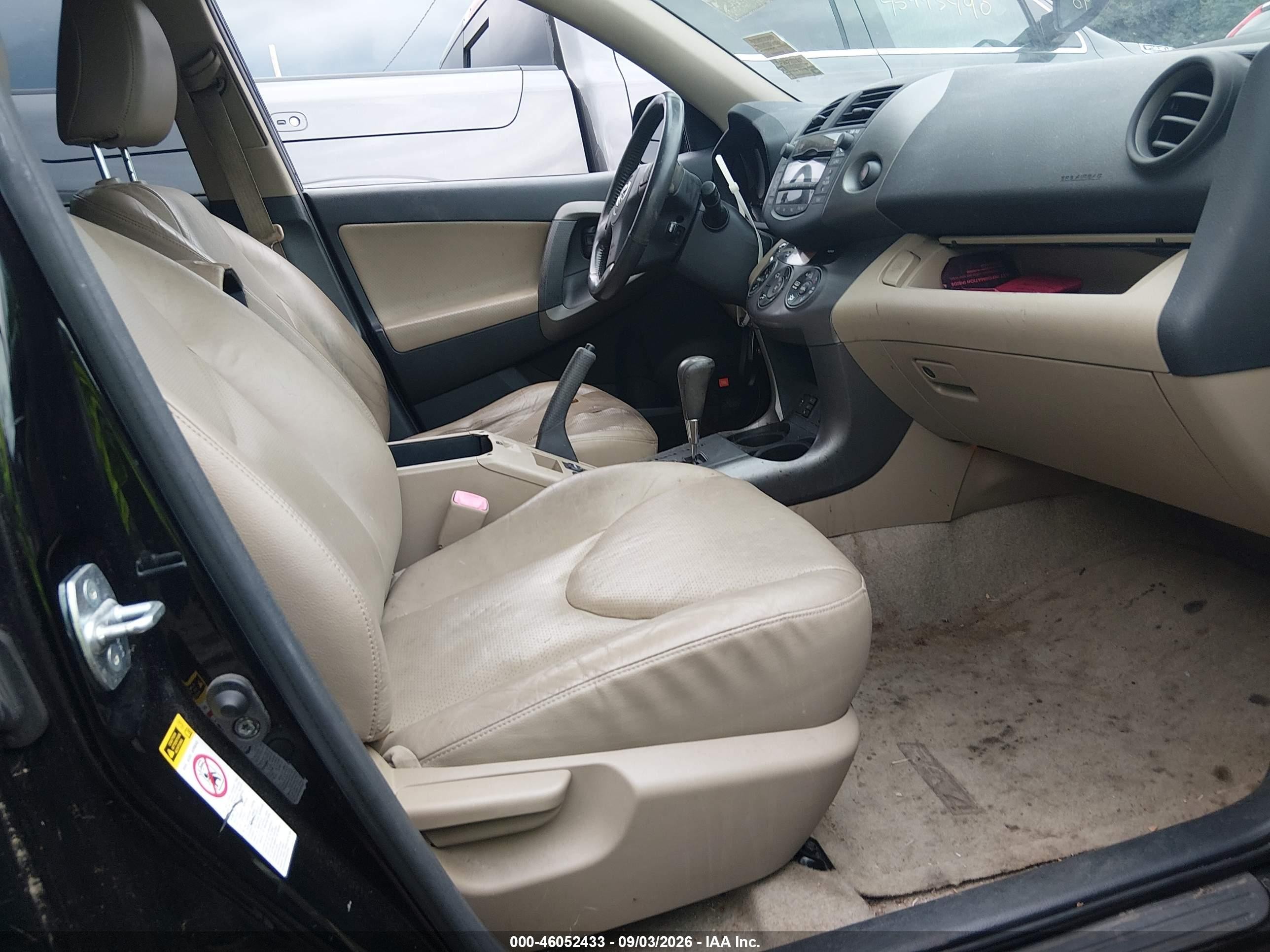 2009 Toyota Rav4 Limited V6 Черный vin: JTMBK31V595083228