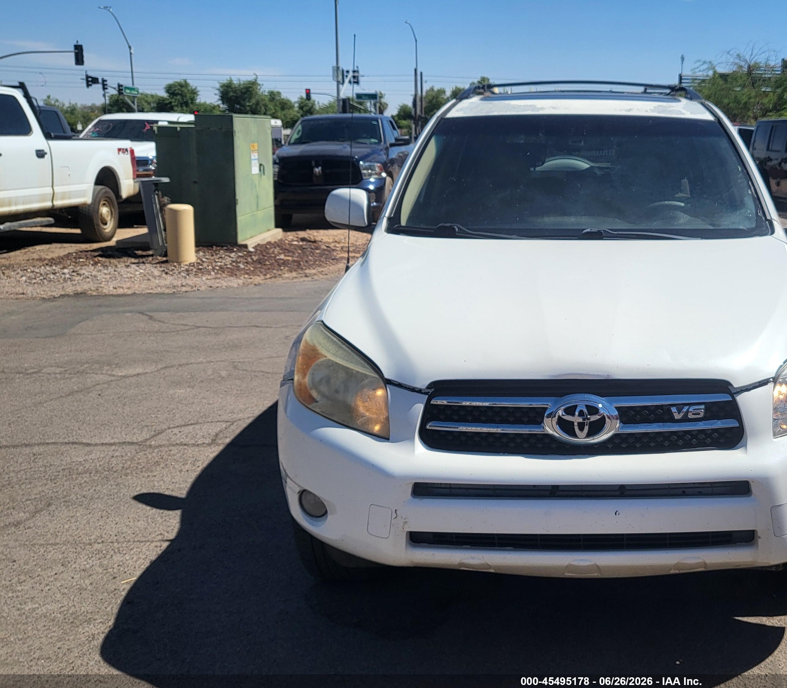 2007 Toyota Rav4 Limited Белый vin: JTMBK31V675033483