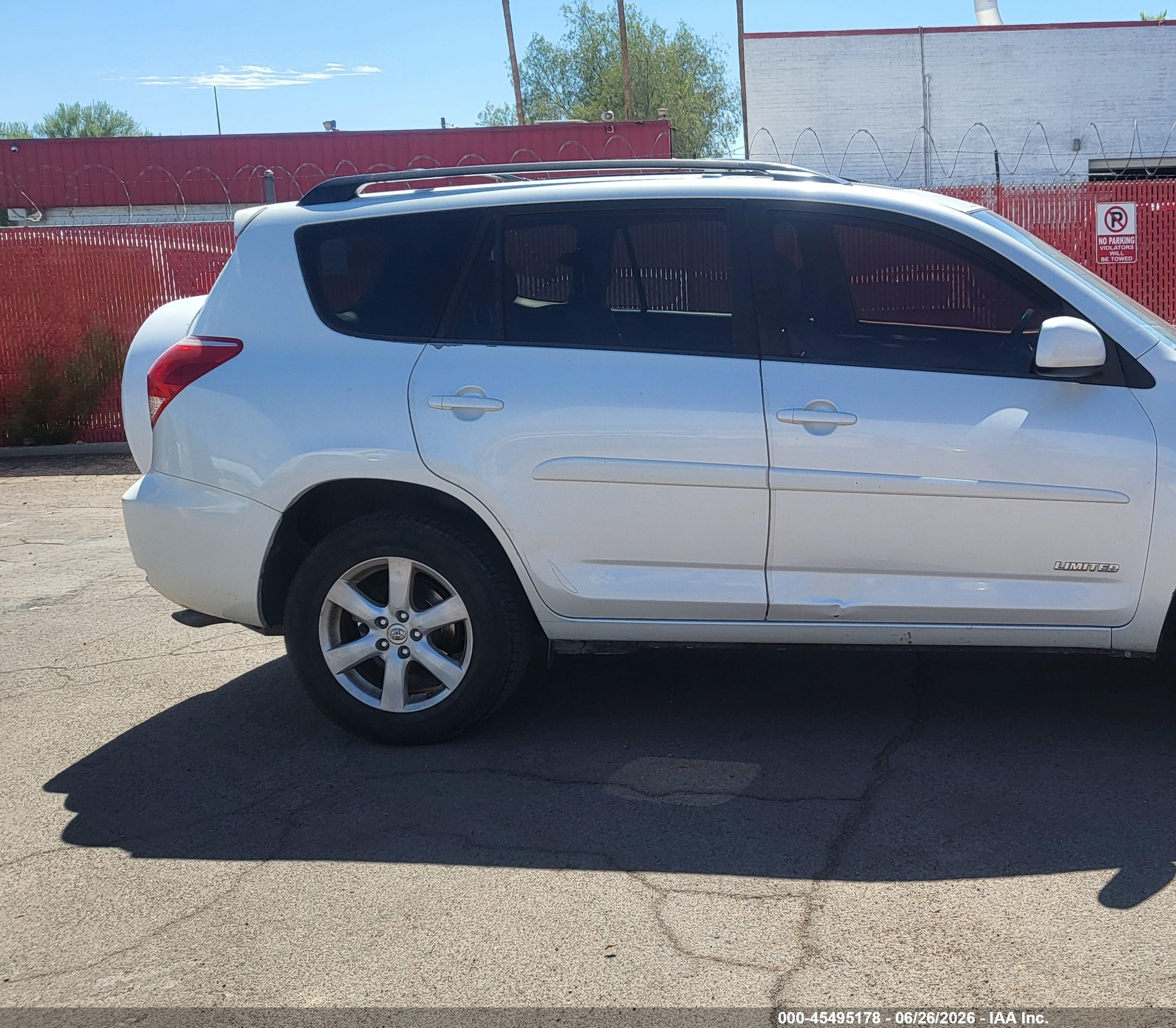 2007 Toyota Rav4 Limited Белый vin: JTMBK31V675033483