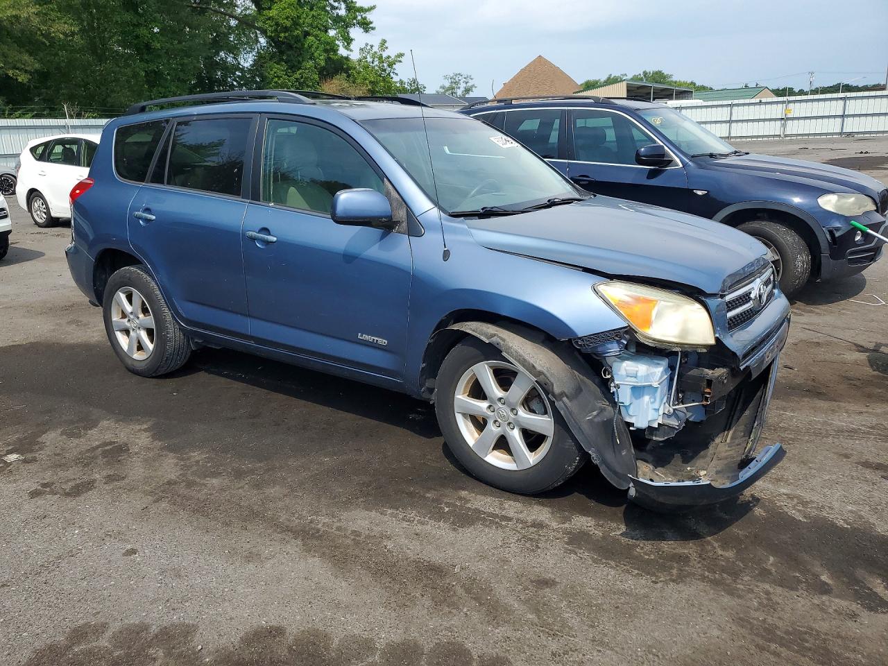 2007 Toyota Rav4 Limited Blue vin: JTMBK31V675037890