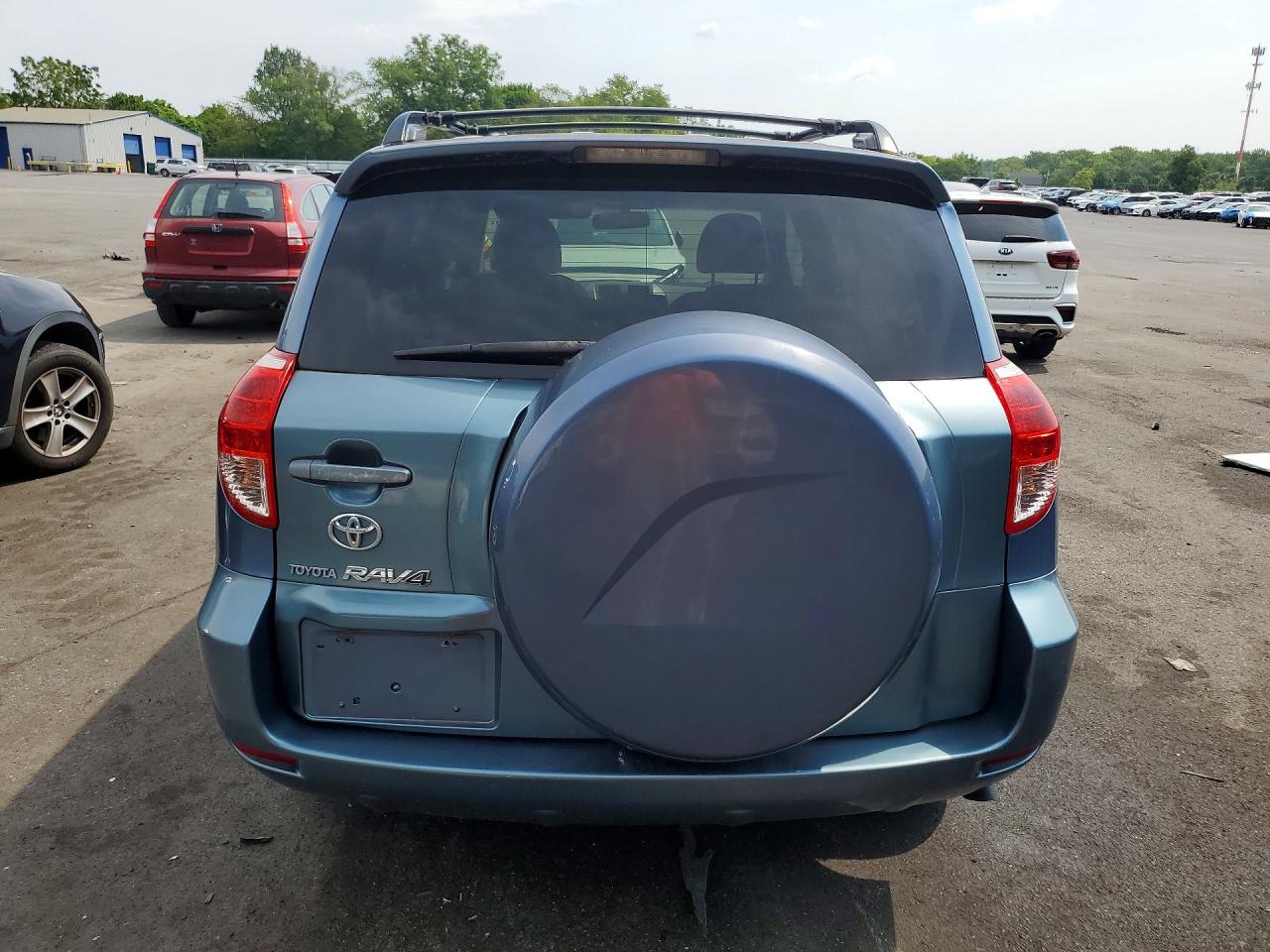 2007 Toyota Rav4 Limited Blue vin: JTMBK31V675037890