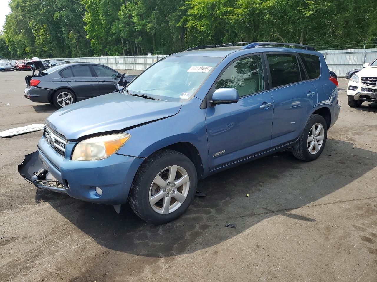 2007 Toyota Rav4 Limited Blue vin: JTMBK31V675037890
