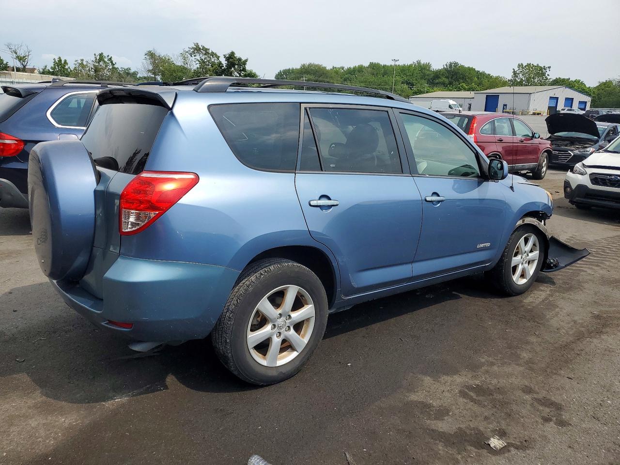 2007 Toyota Rav4 Limited Blue vin: JTMBK31V675037890