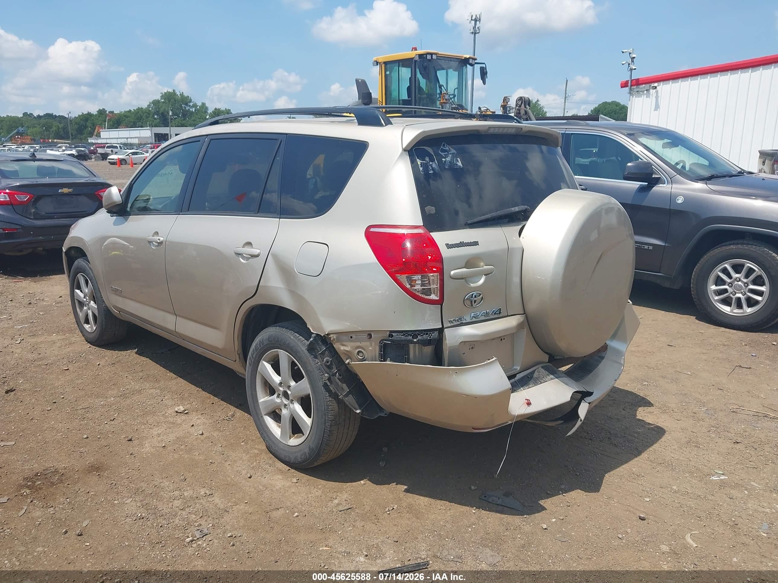 2007 Toyota Rav4 Limited Beige vin: JTMBK31V675039901