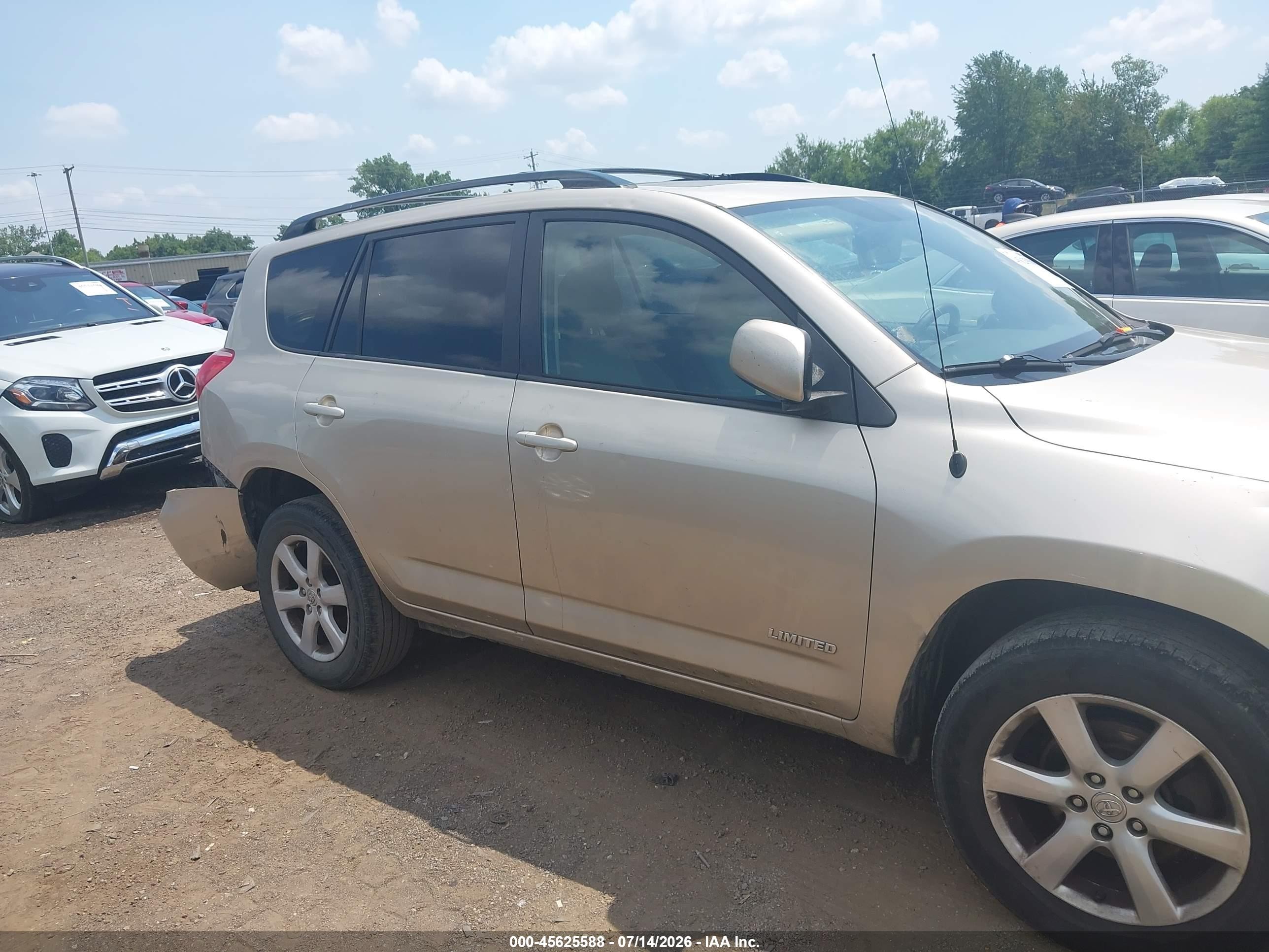 2007 Toyota Rav4 Limited Beige vin: JTMBK31V675039901