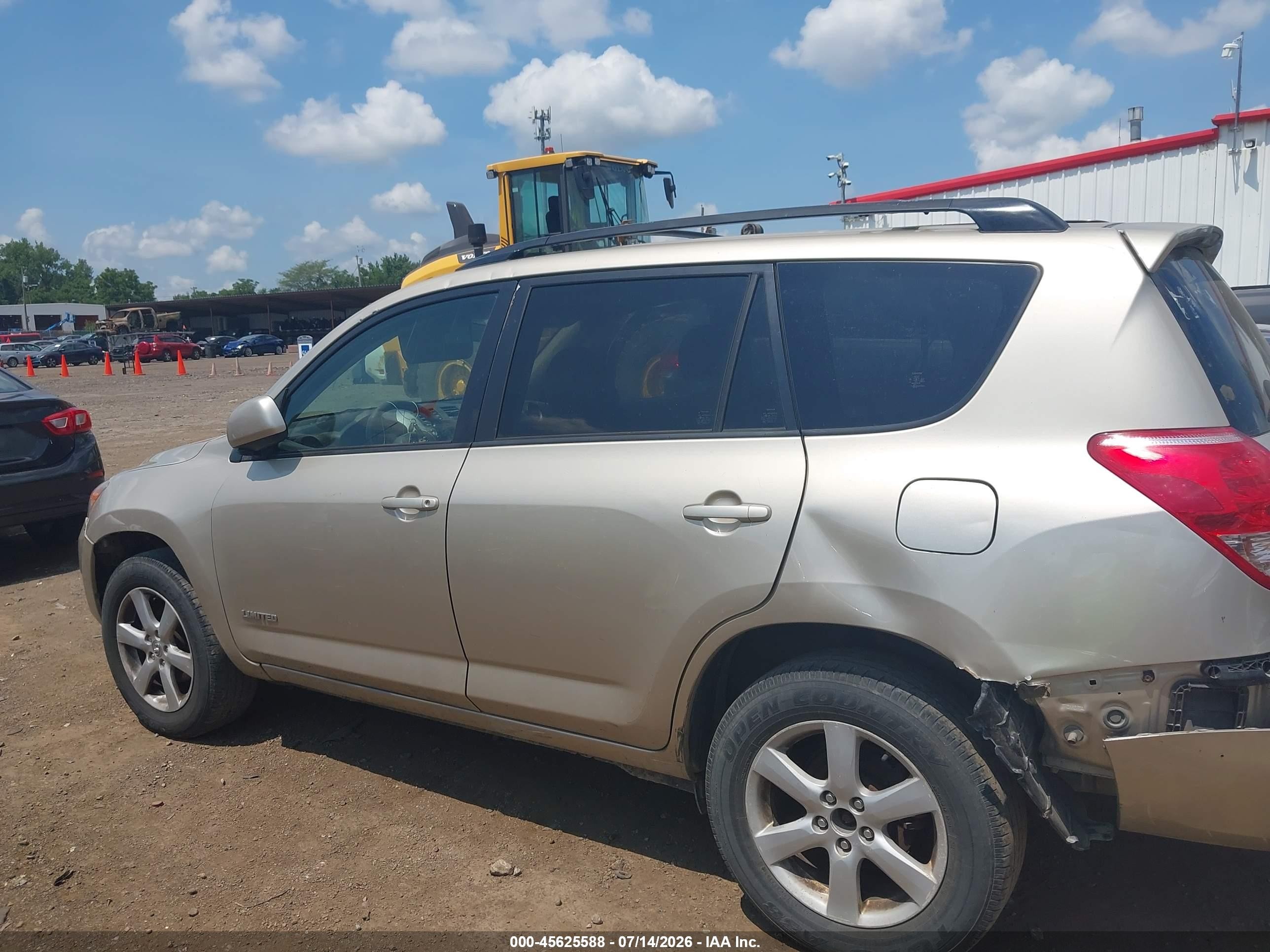 2007 Toyota Rav4 Limited Beige vin: JTMBK31V675039901