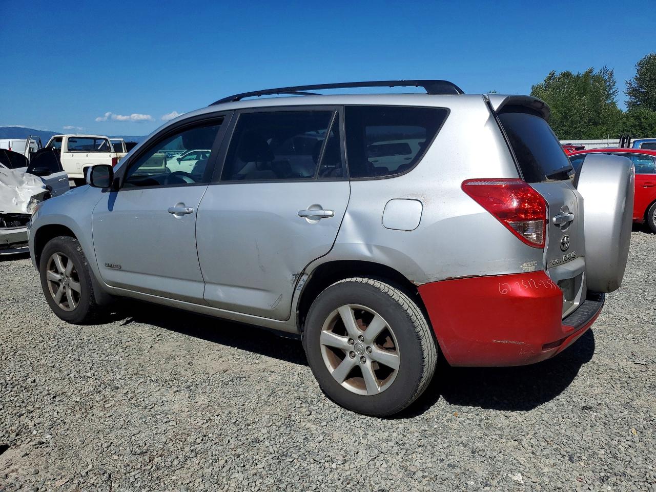 2007 Toyota Rav4 Limited Silver vin: JTMBK31V676019898