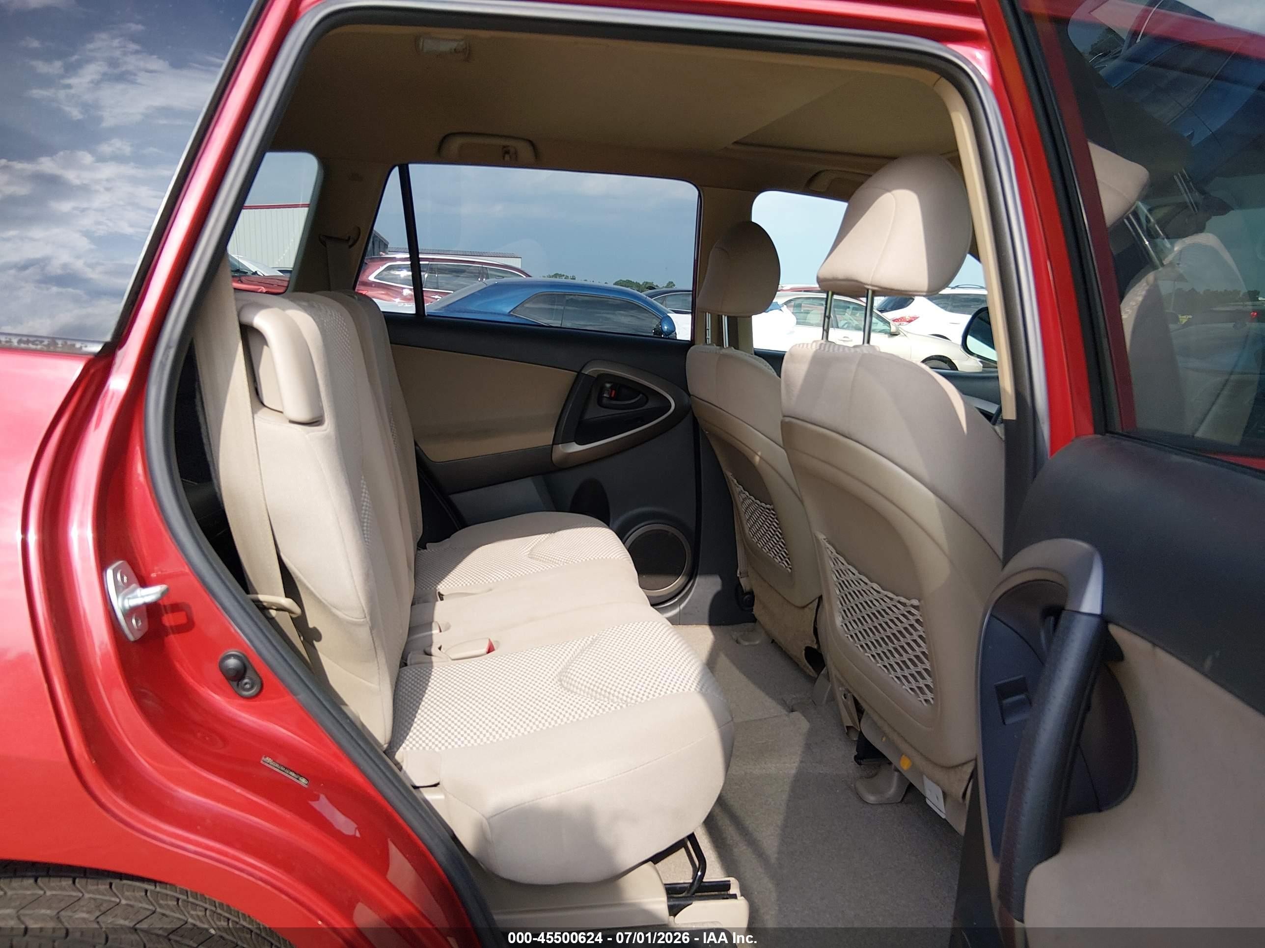2007 Toyota Rav4 Limited Red vin: JTMBK31V676025426